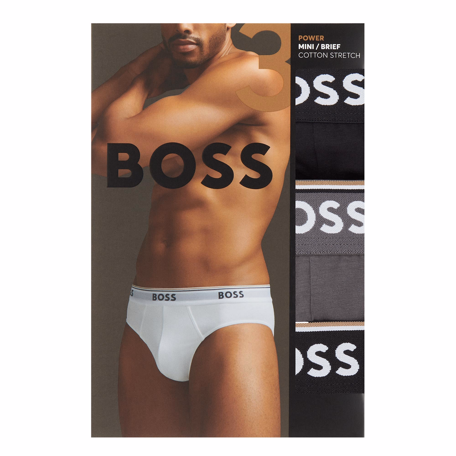 Three-Pack Solid Mixed Briefs