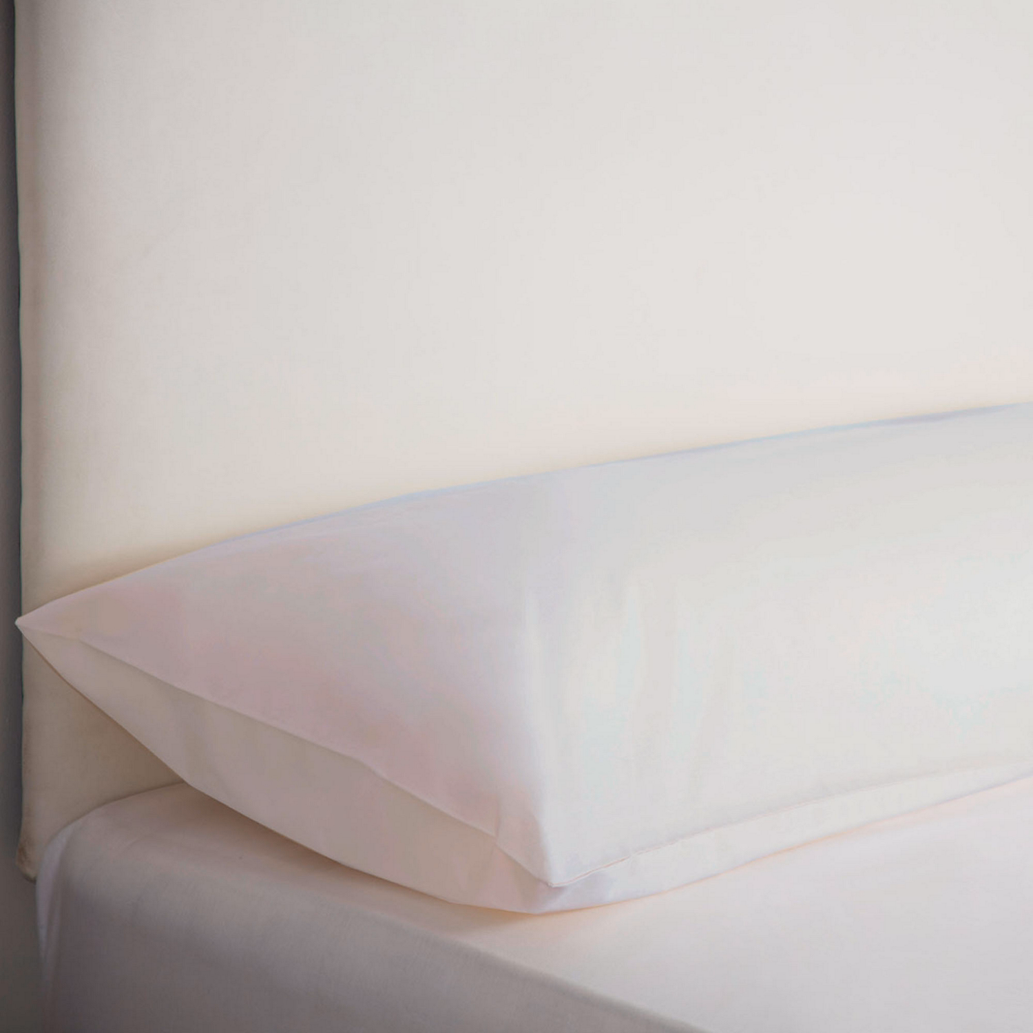 Bolster Pillowcase White