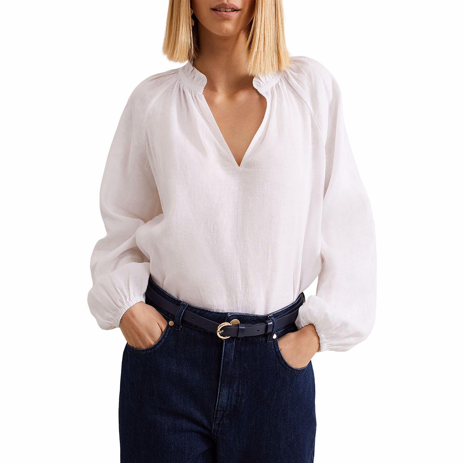 Nova Linen Blouse