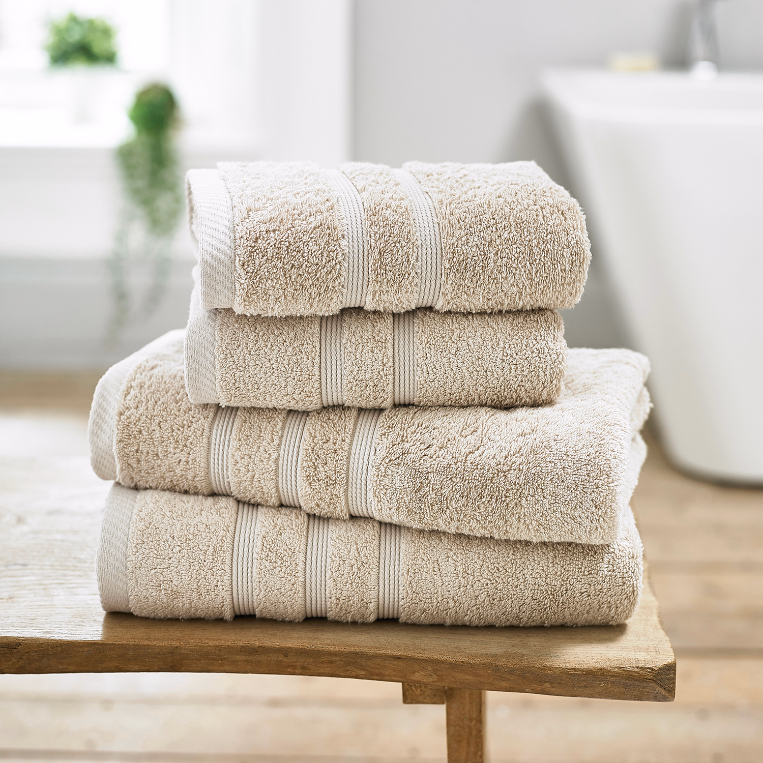 Cotton Luxe Towel Stone