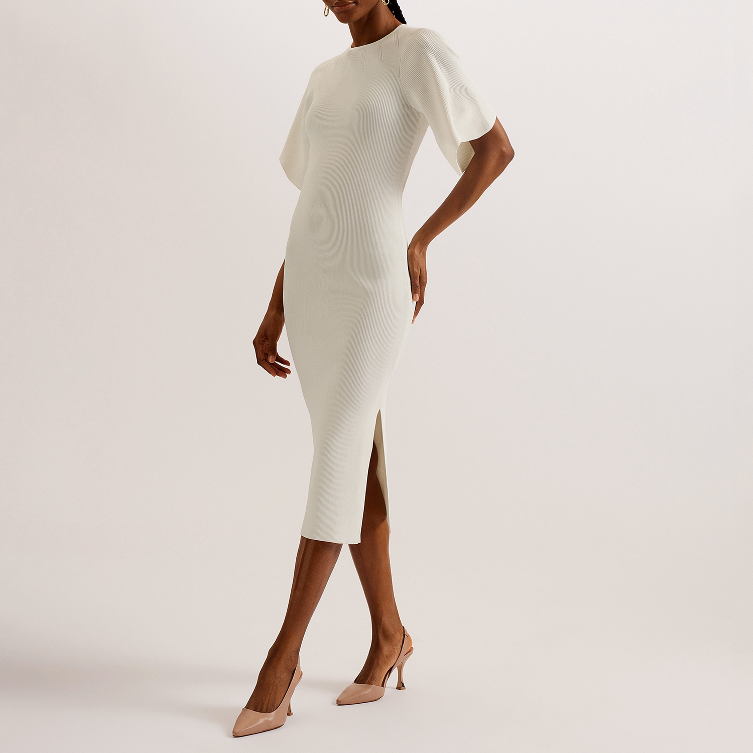 Raelea Engineered Knit Pencil Dress