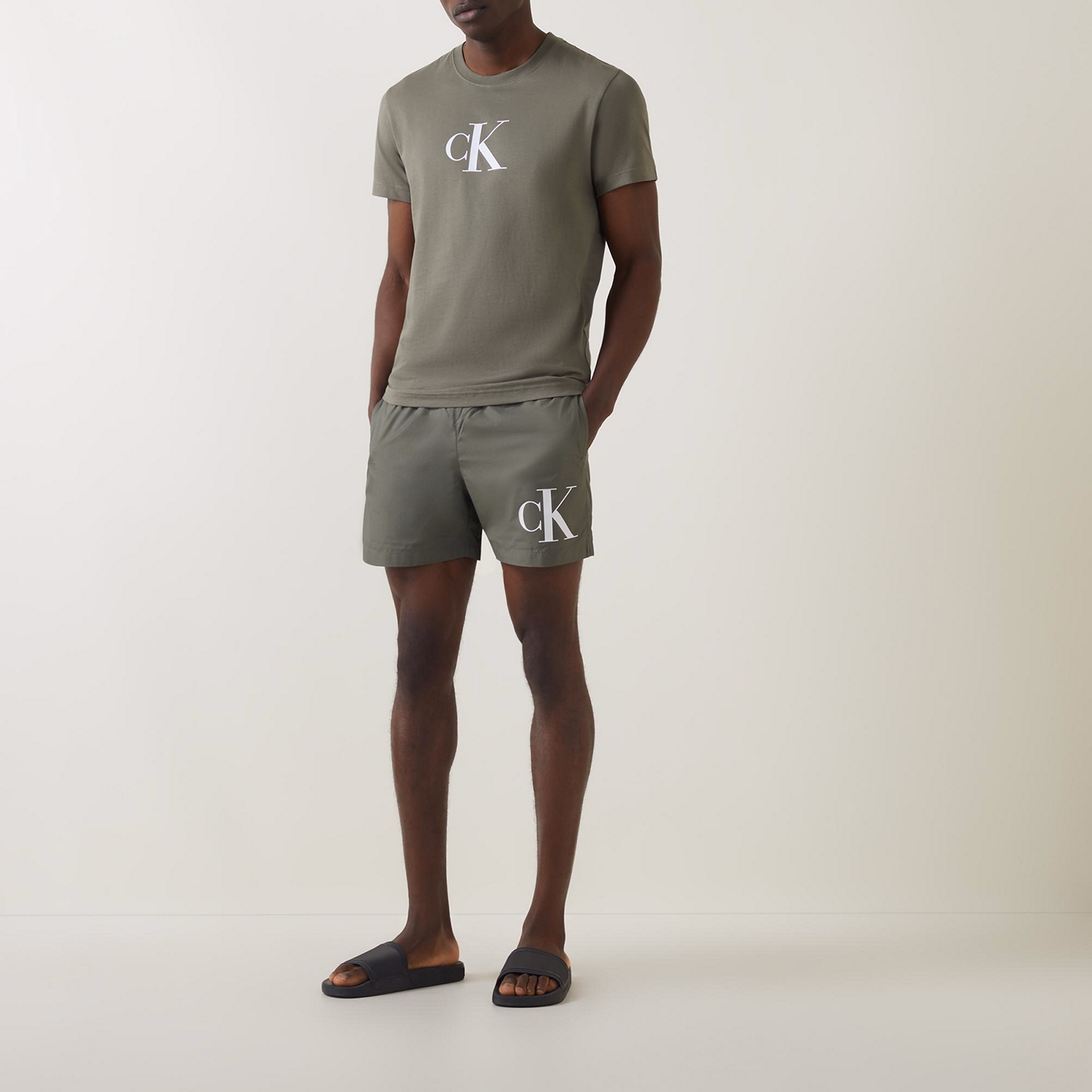 Monogram Logo Swim Shorts