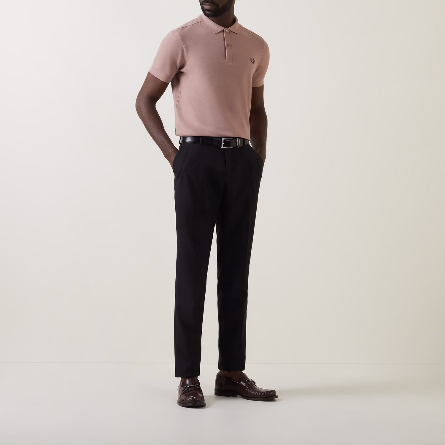 Solid Logo Polo Shirt