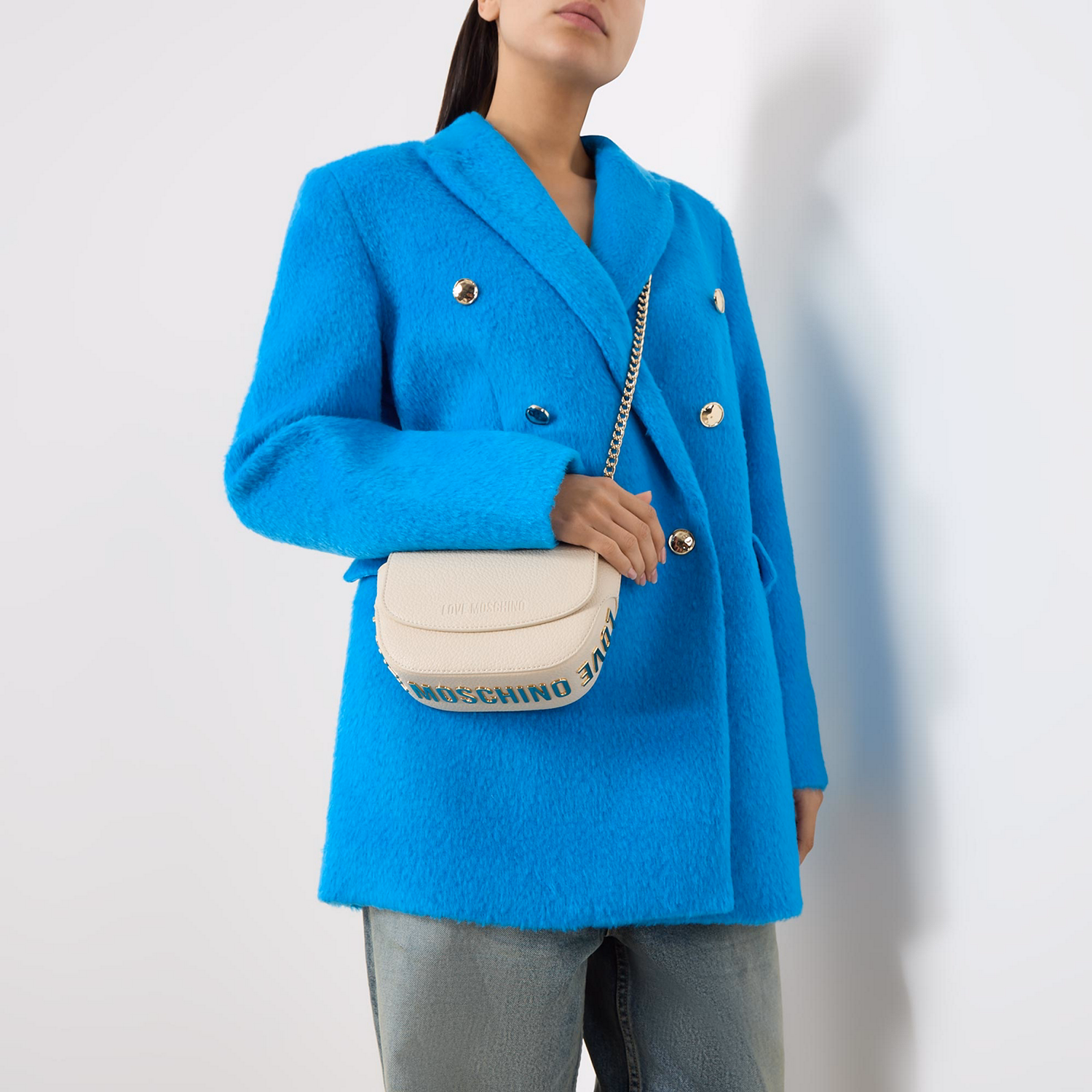 Giant Logo Chain Crossbody Bag