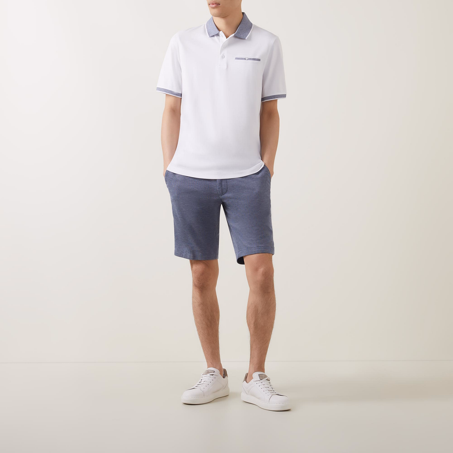 Contrast Polo Shirt