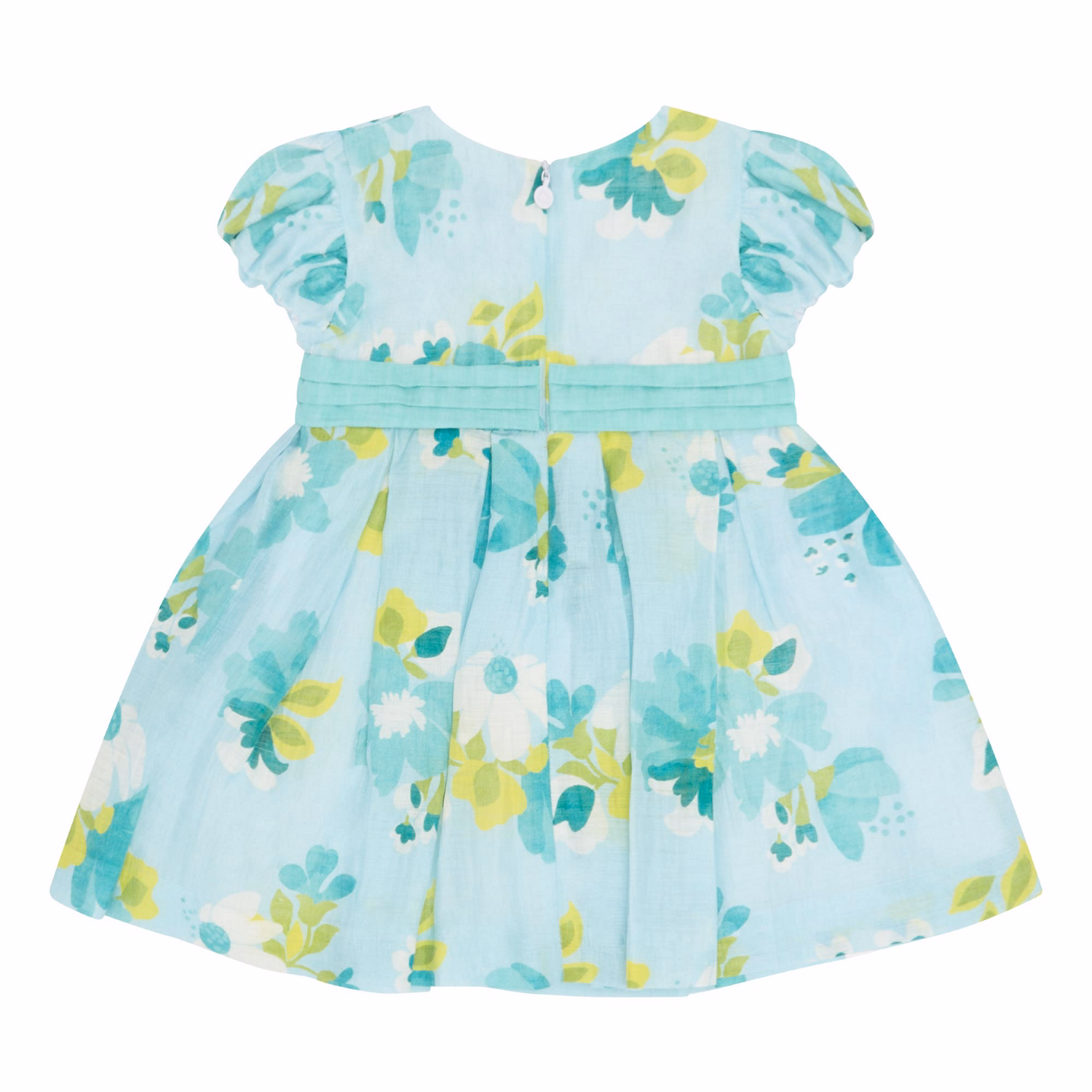 Floral Print Pleated-Detail Dress