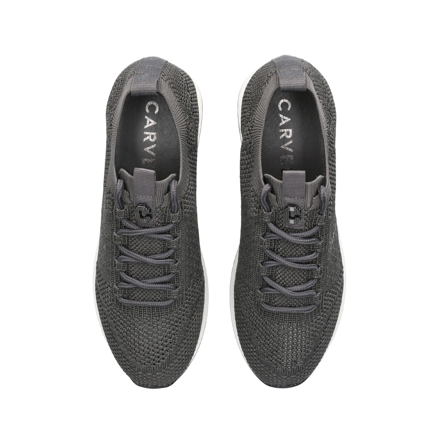 Frame Knit Lace-Up Trainers