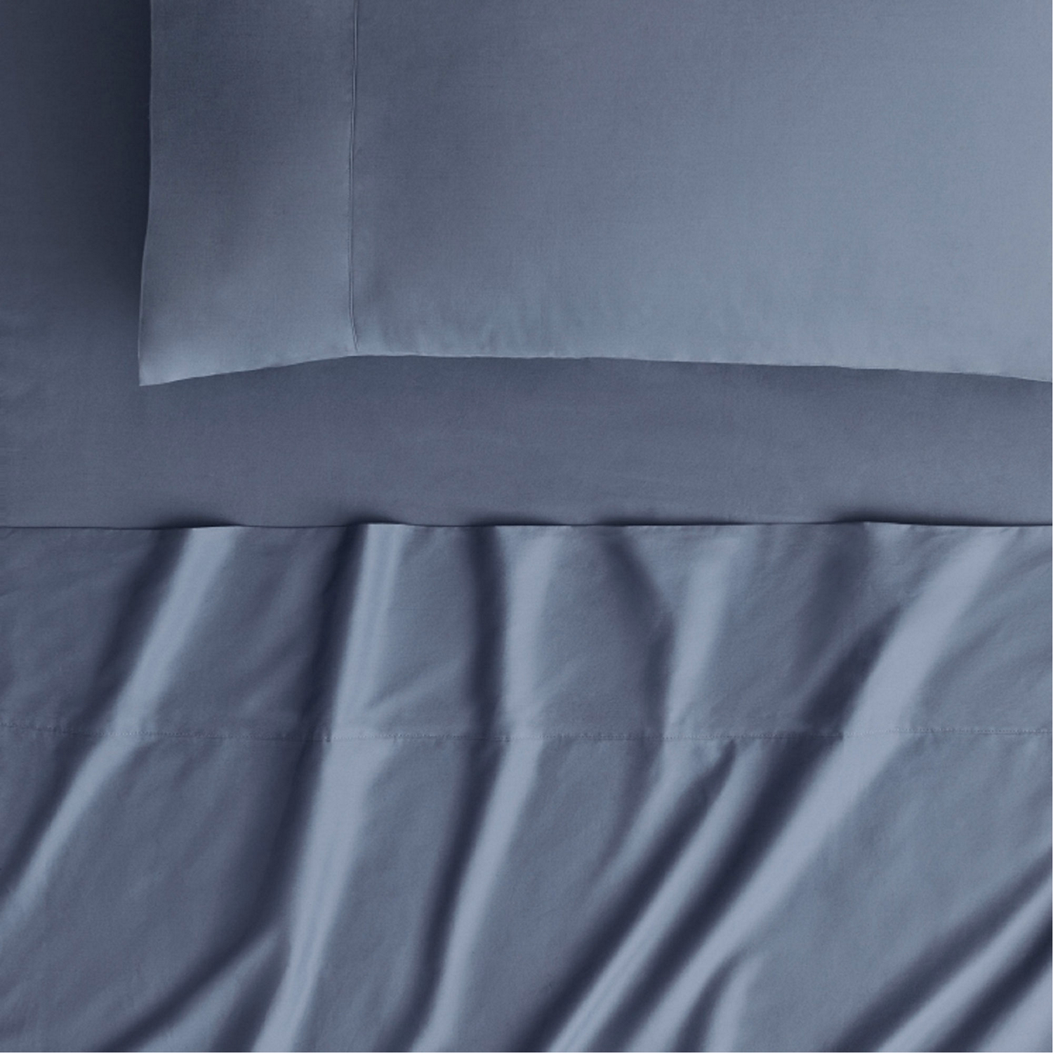 500 Thread Count Cotton Standard Pillowcase Pair Atlantic