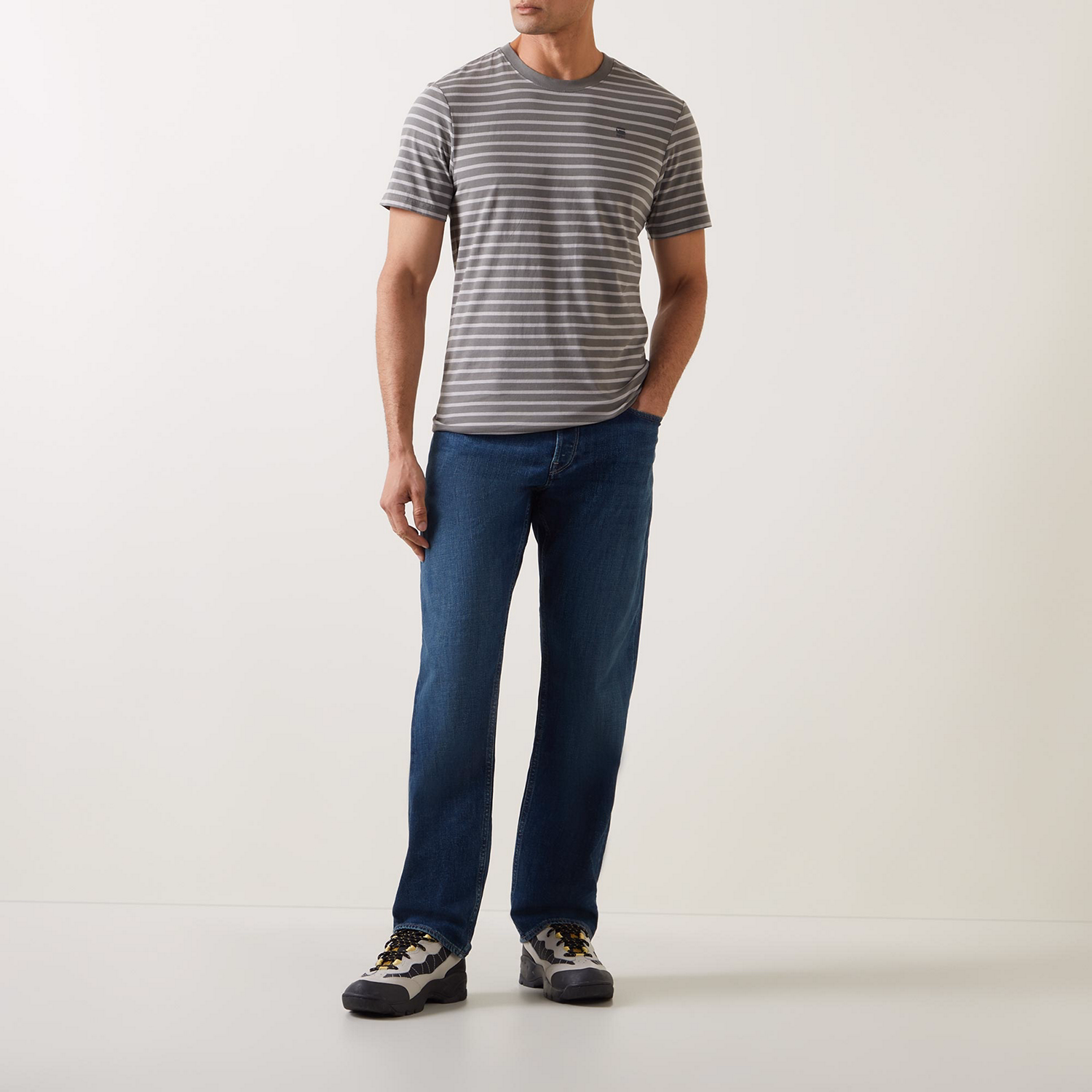 Dakota Mid-Rise Straight Leg Jeans