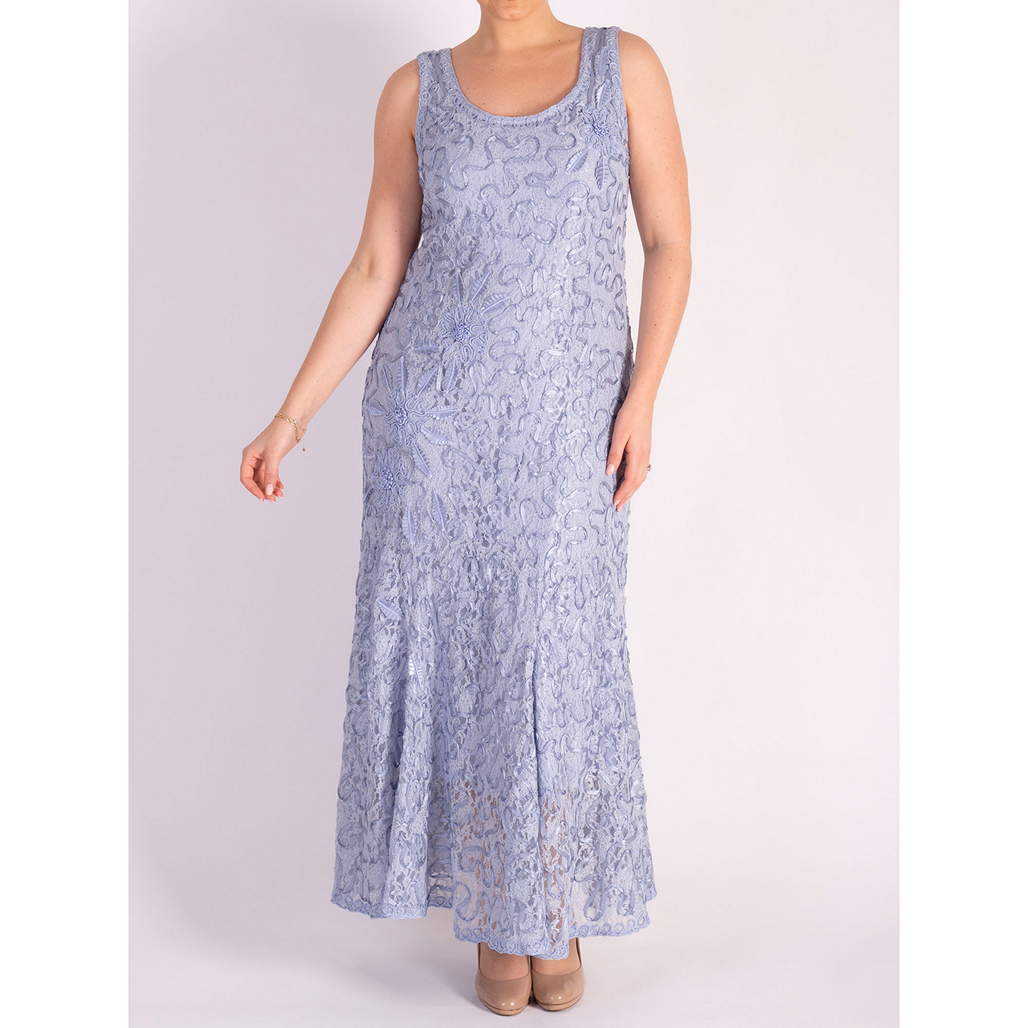 Cornelli Embroidered Lace Dress