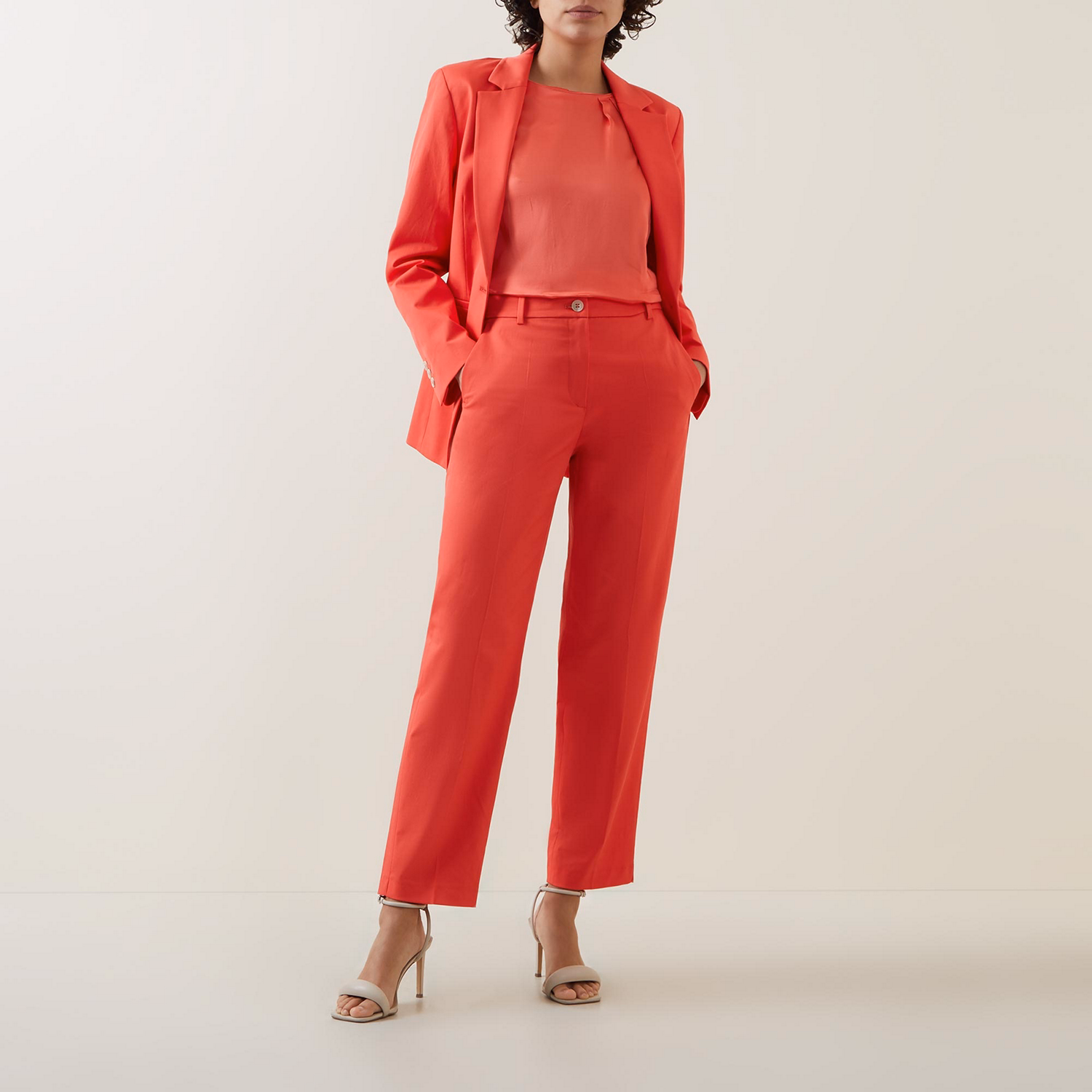 Straight-Leg Suit Trousers