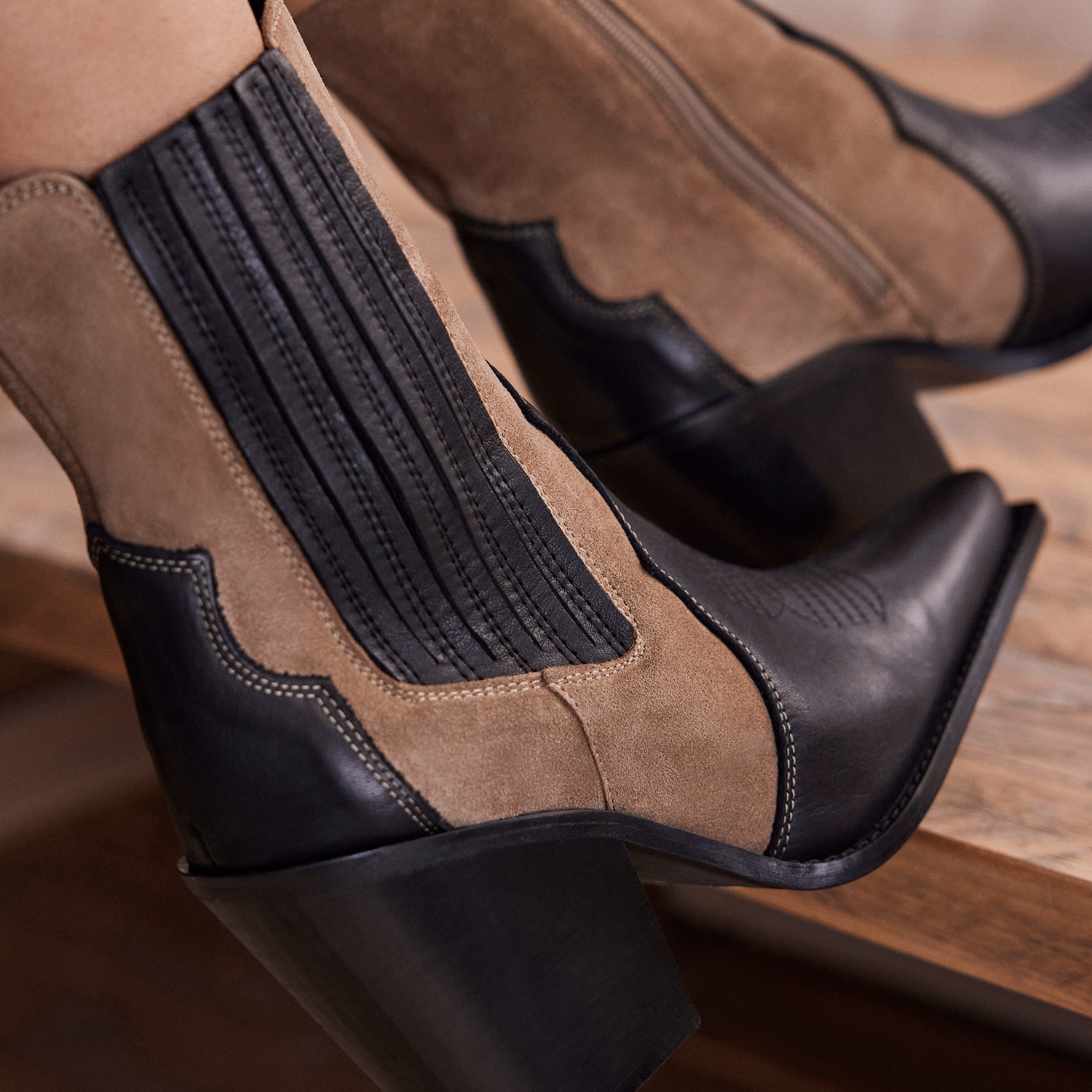 Leather Cowboy Boots