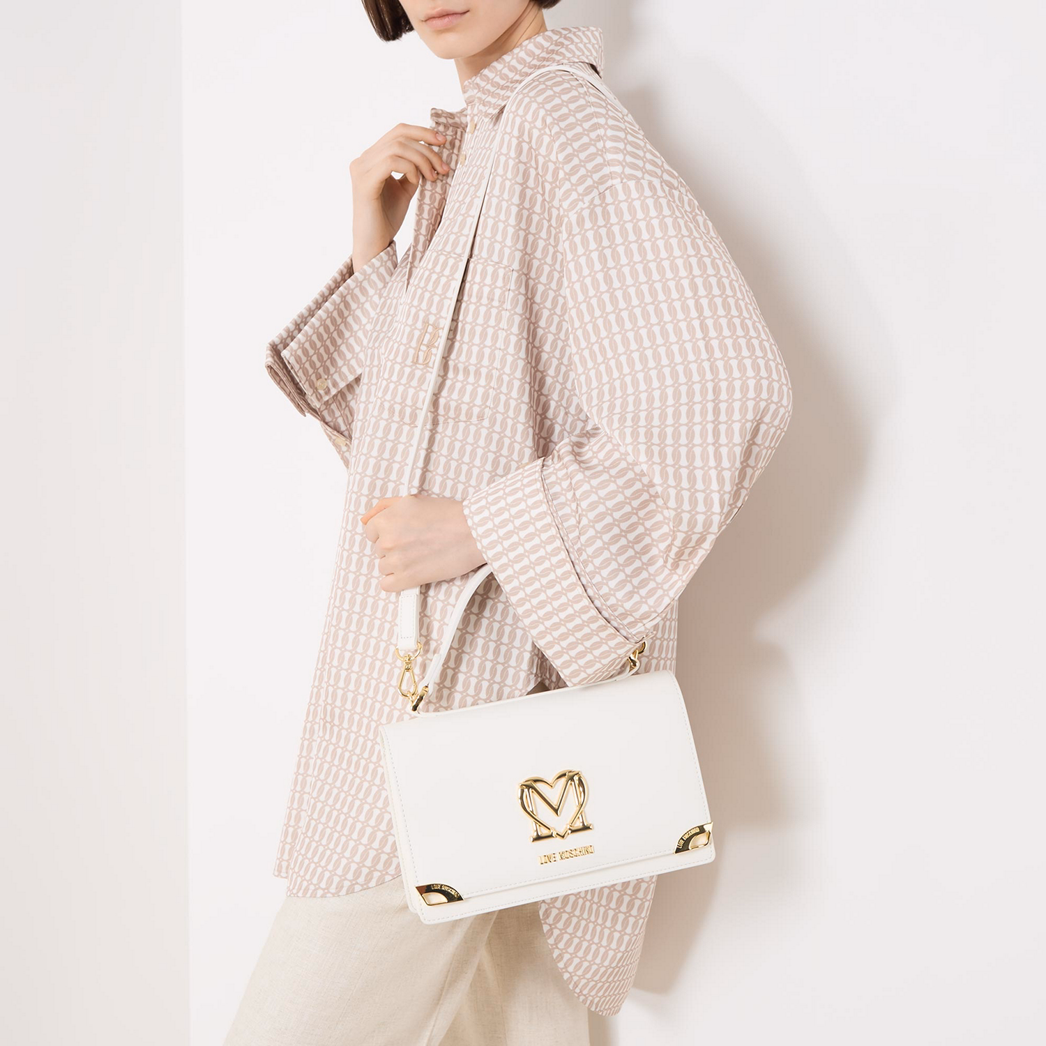 Lady Foulard Logo Shoulder Bag
