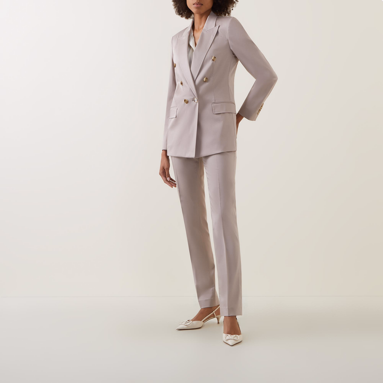 Temartha High-Rise Slim Leg Trousers