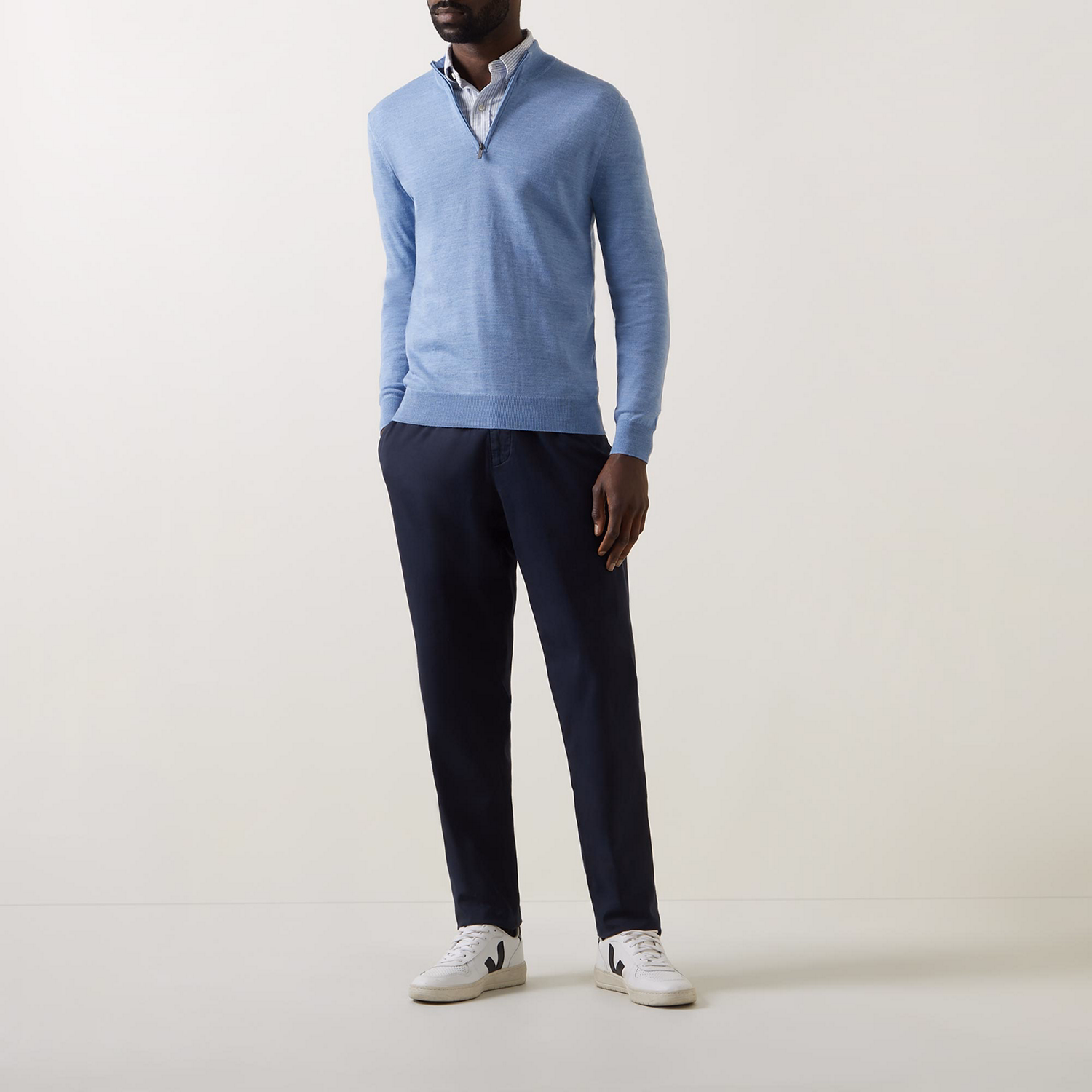 Half-Zip Knit Sweater