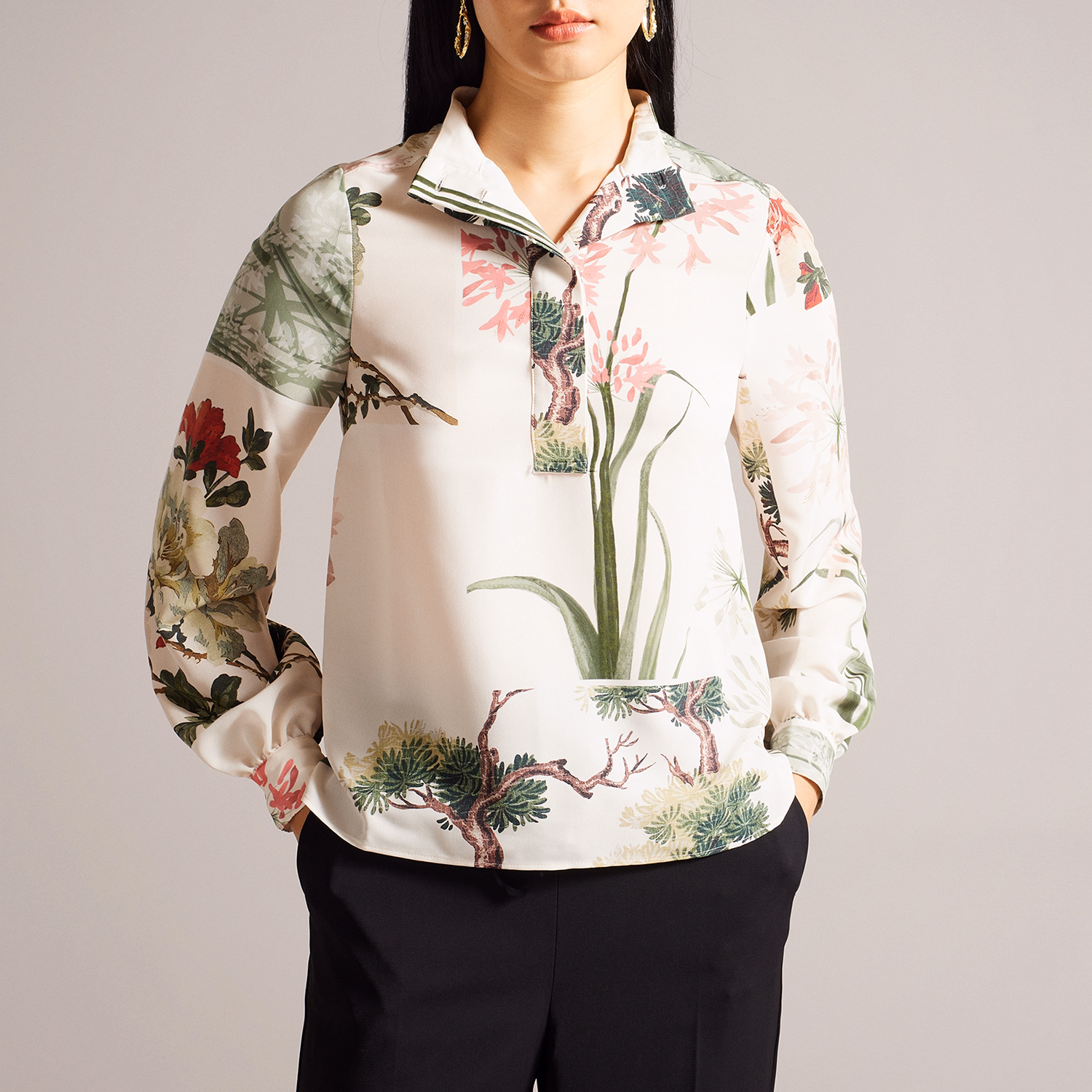 Jaynia Printed Blouse