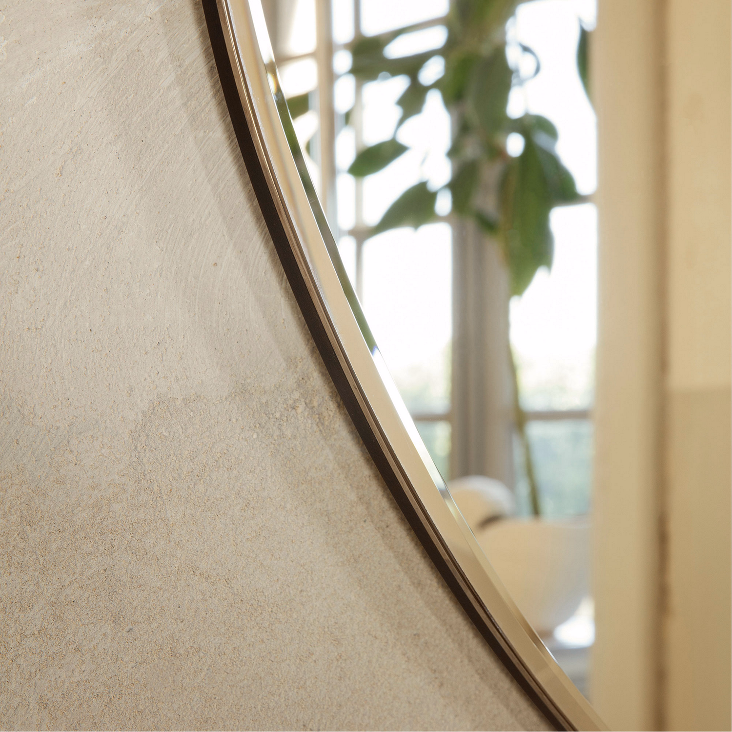 Pond Mirror - Xl Brass