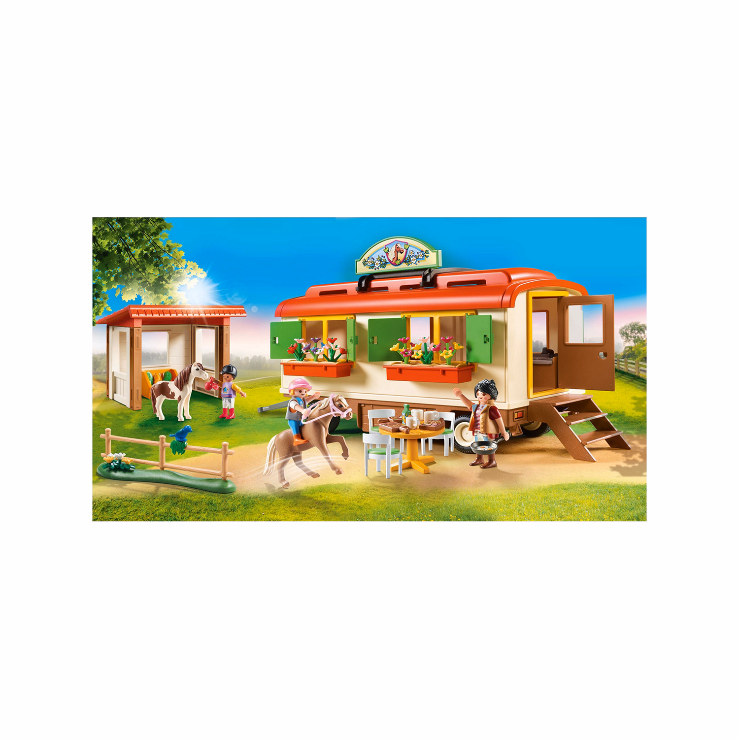 Country Pony Shelter Playset