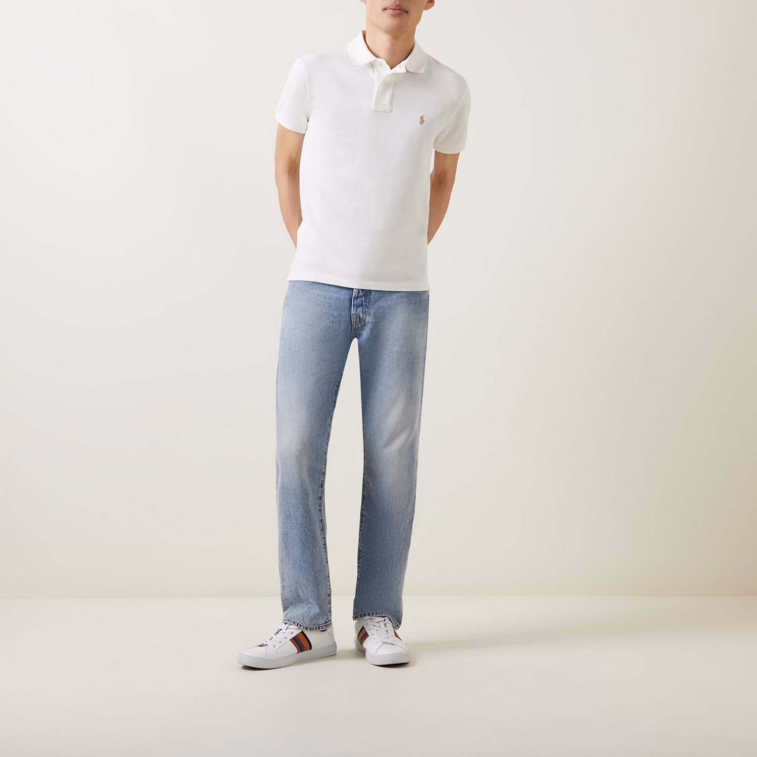 Mesh Logo Polo Shirt