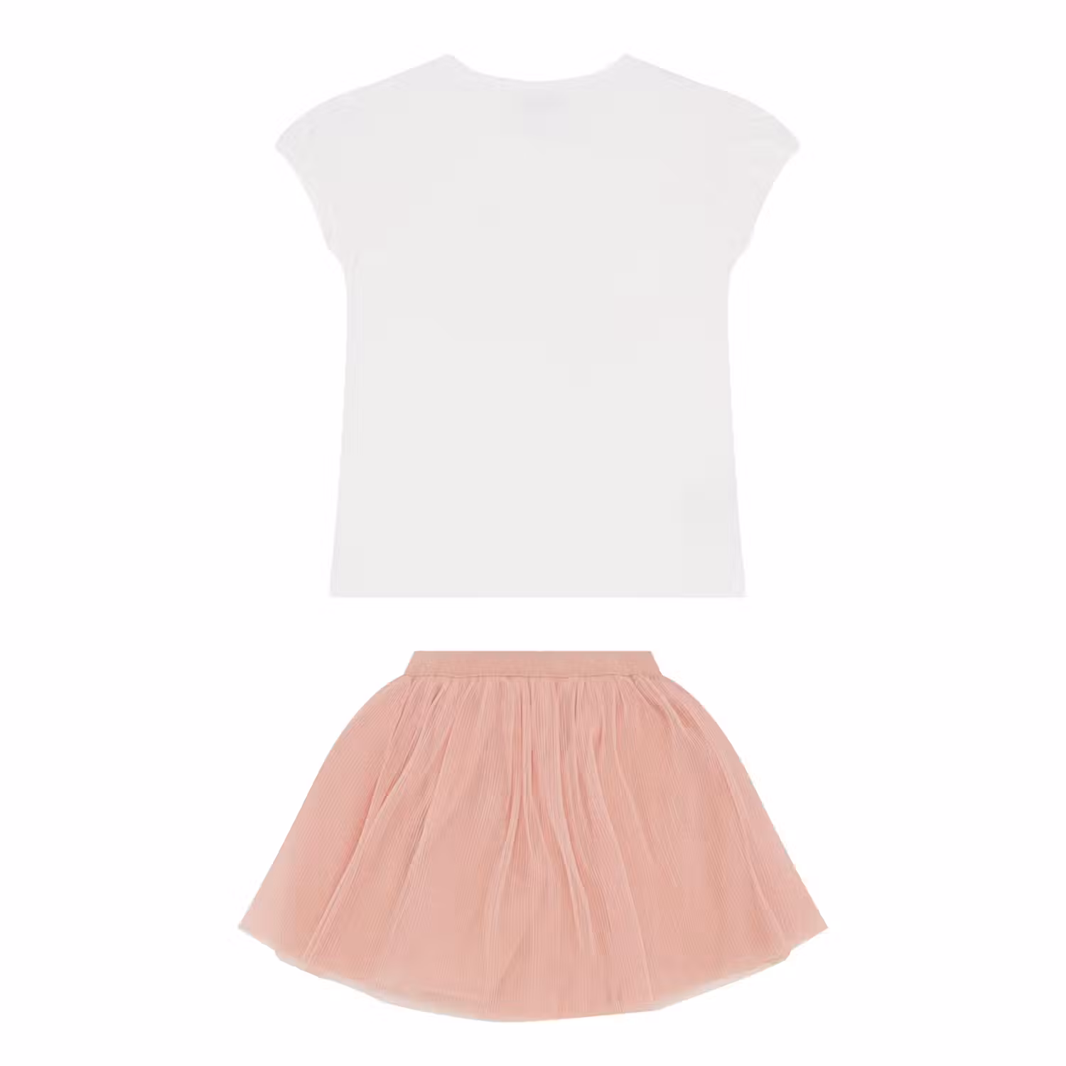 Two-Piece Tulip T-Shirt & Tutu Skirt Set