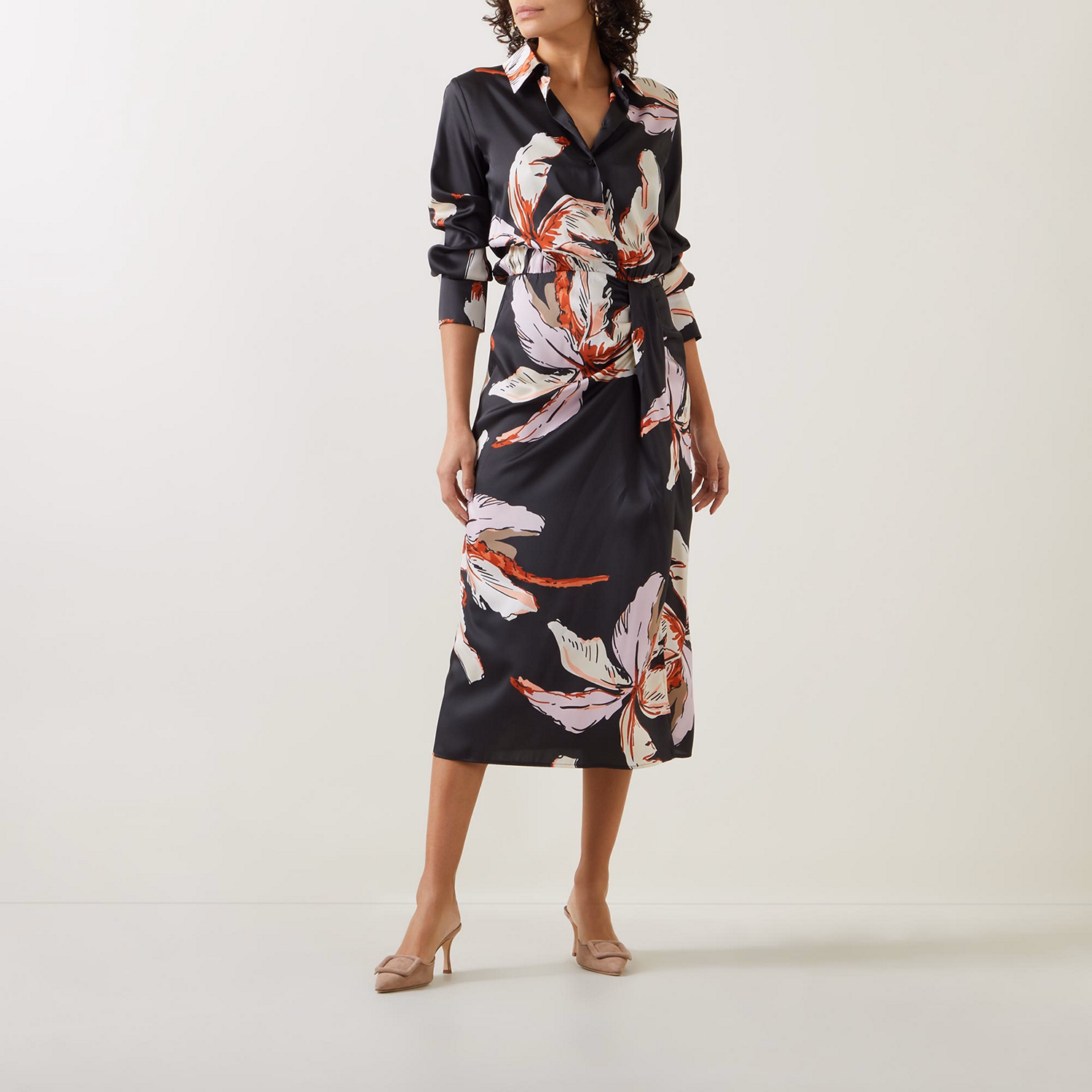 Alghero Palm Tree Shirt Dress