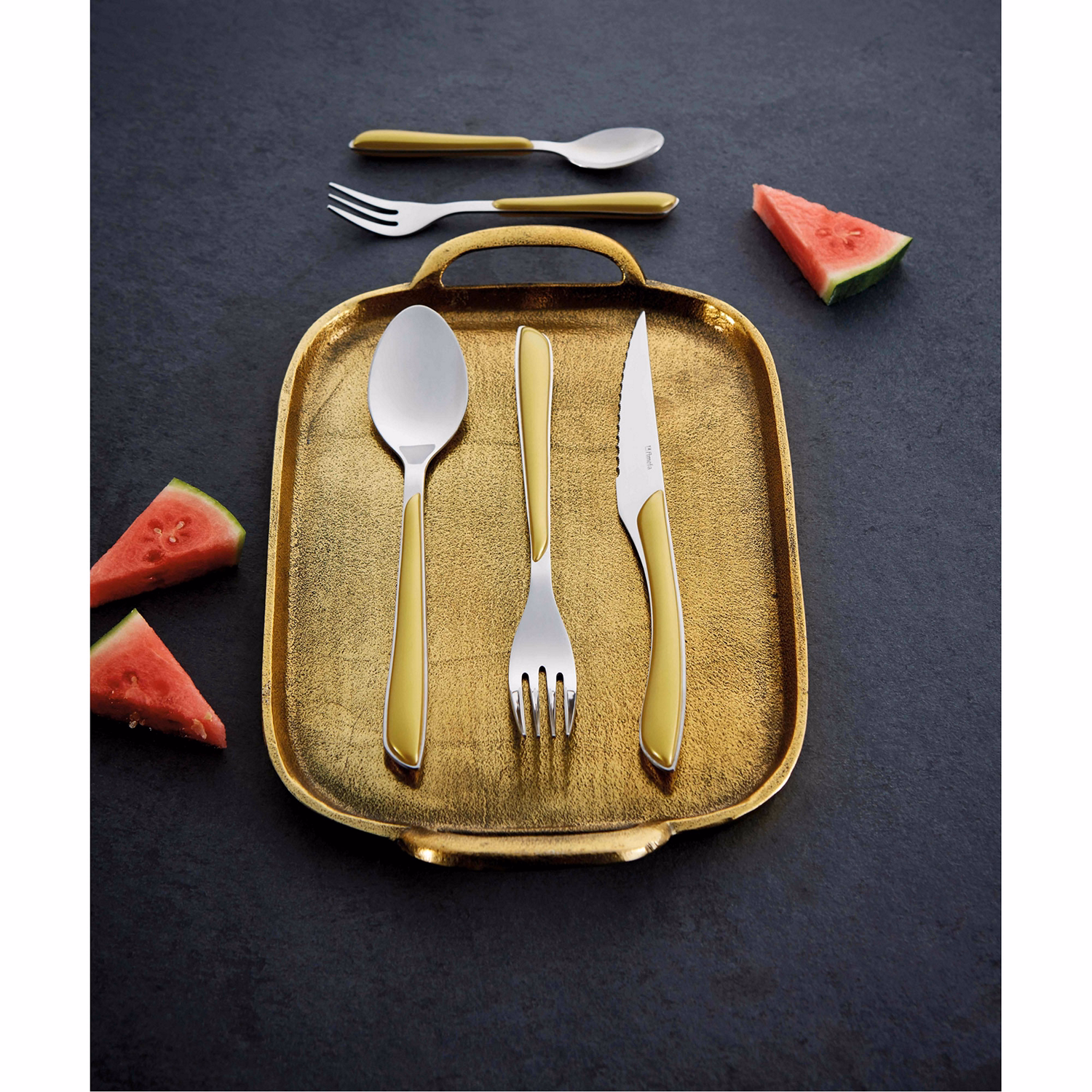 Metallics 16 Piece Cutlery Set Gold