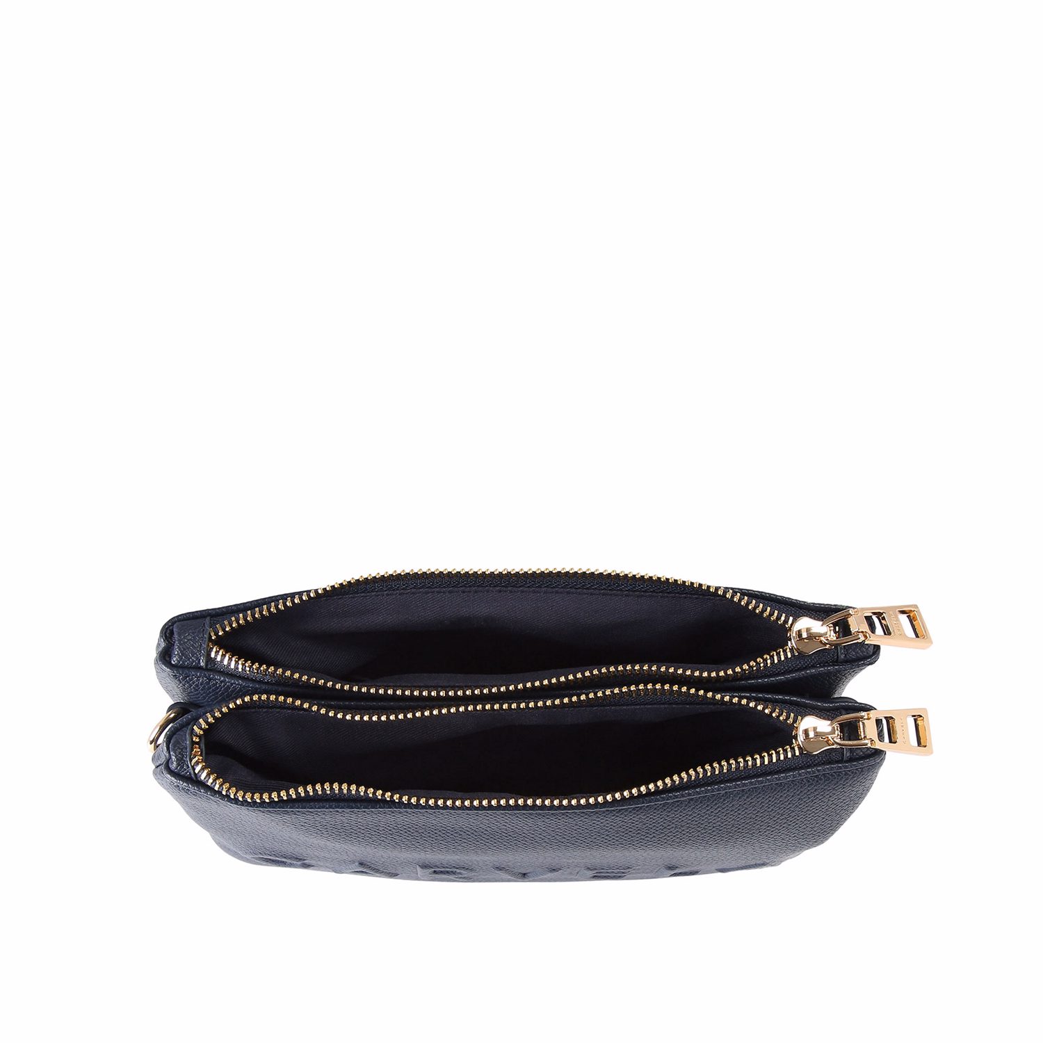 Frame Double Pouch Crossbody Bag