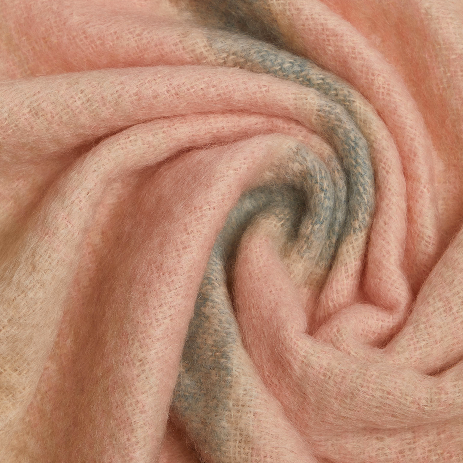 The Heather Mohair Throw