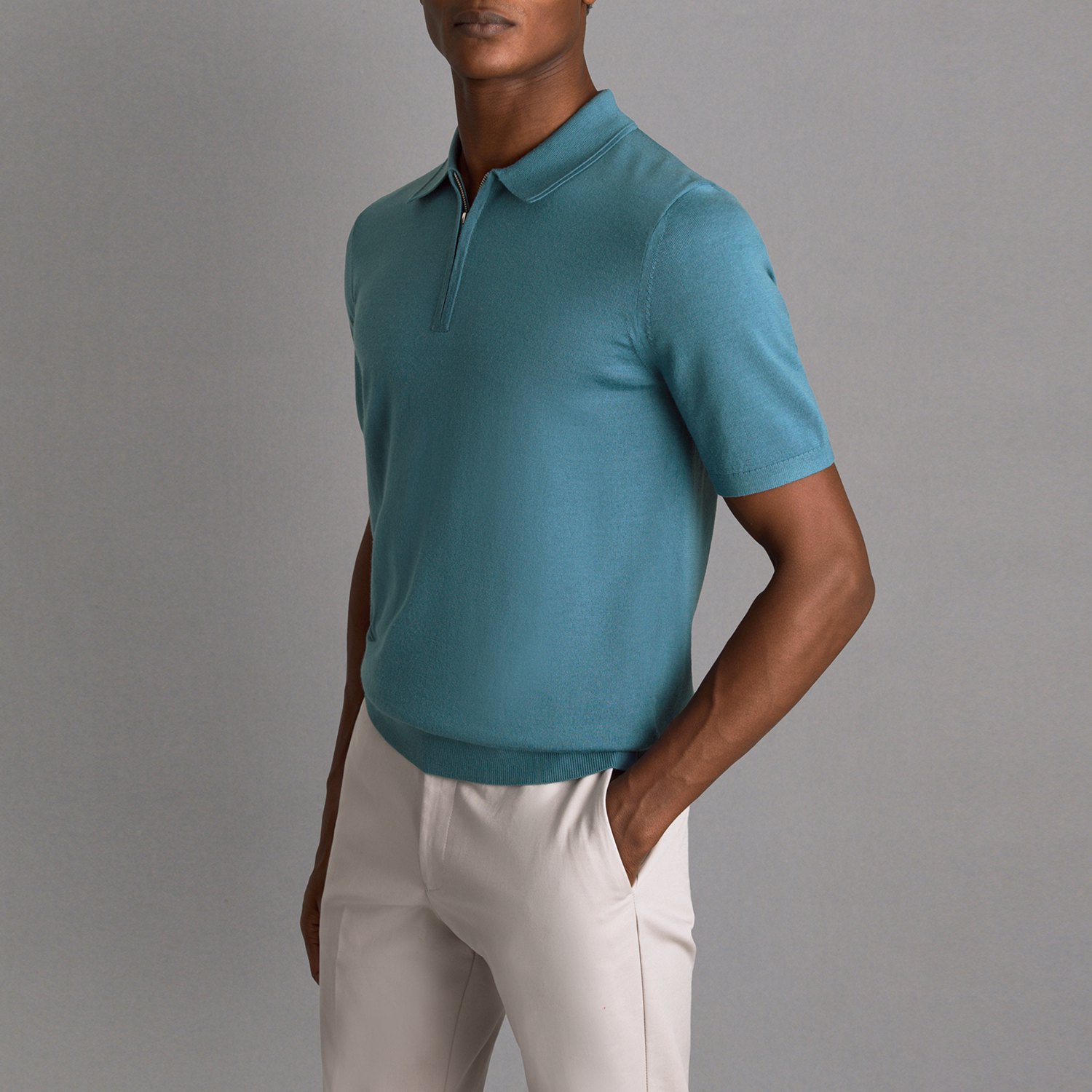 Maxwell Half-Zip Polo Shirt