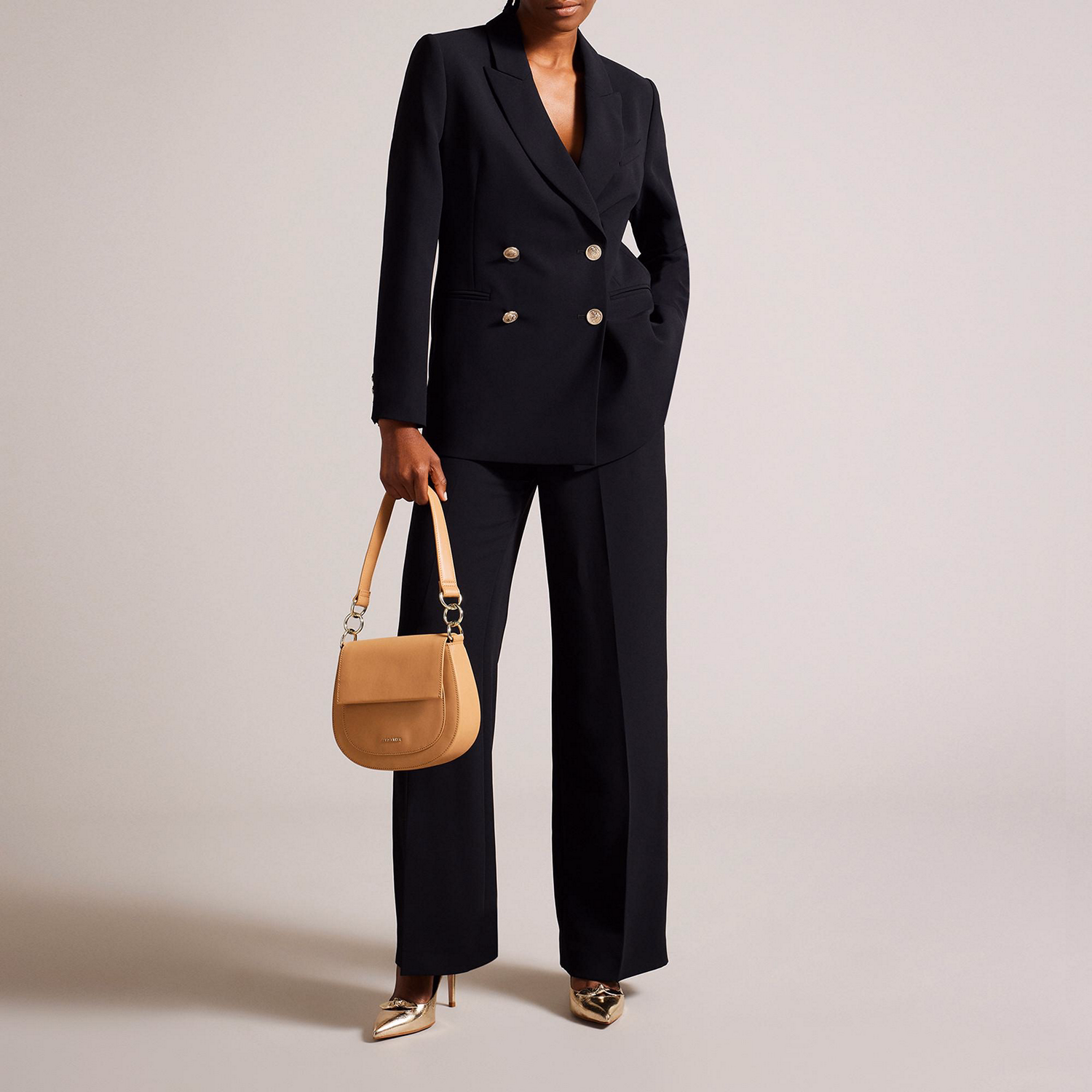 Darcell Branded Webbing Satchel Crossbody Bag