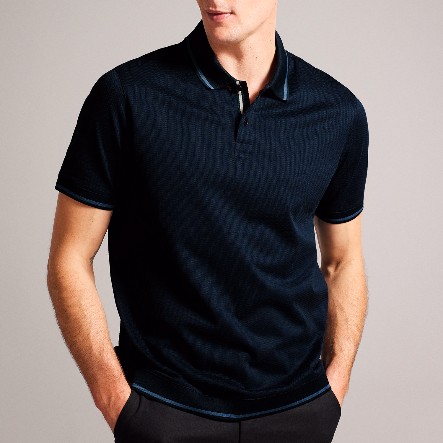 Erwen Textured Polo Shirt