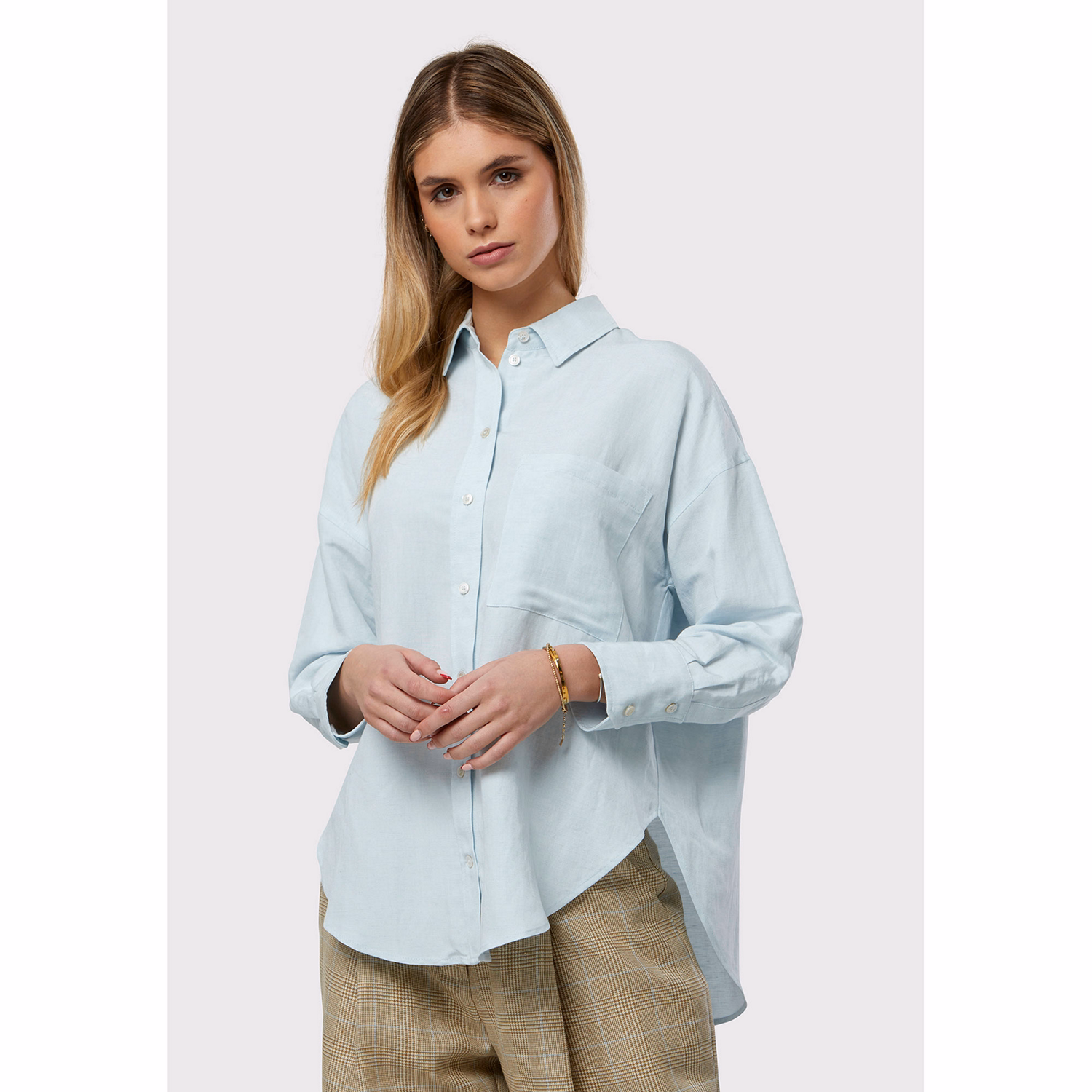 Rylie Long-Sleeved Oversized Shirt