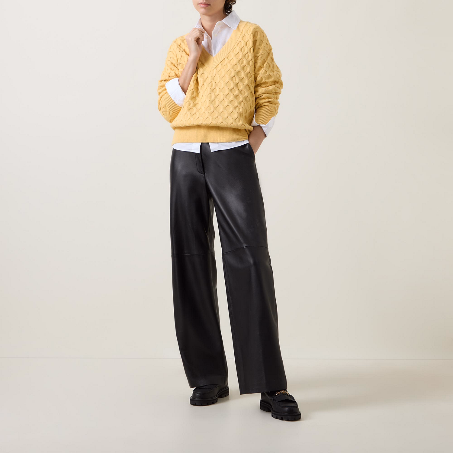 Textured Knit Sweater