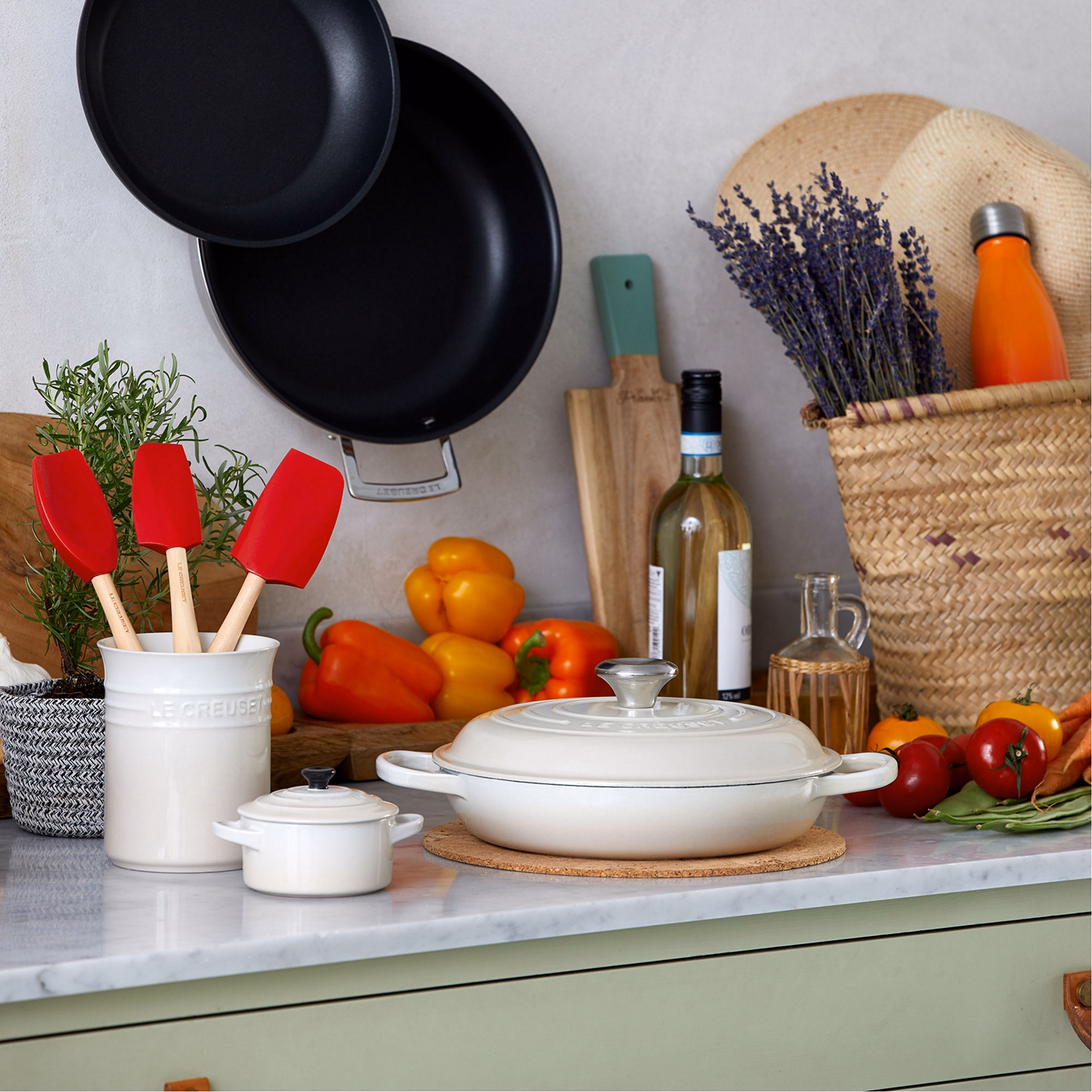 Stoneware Small Utensil Jar