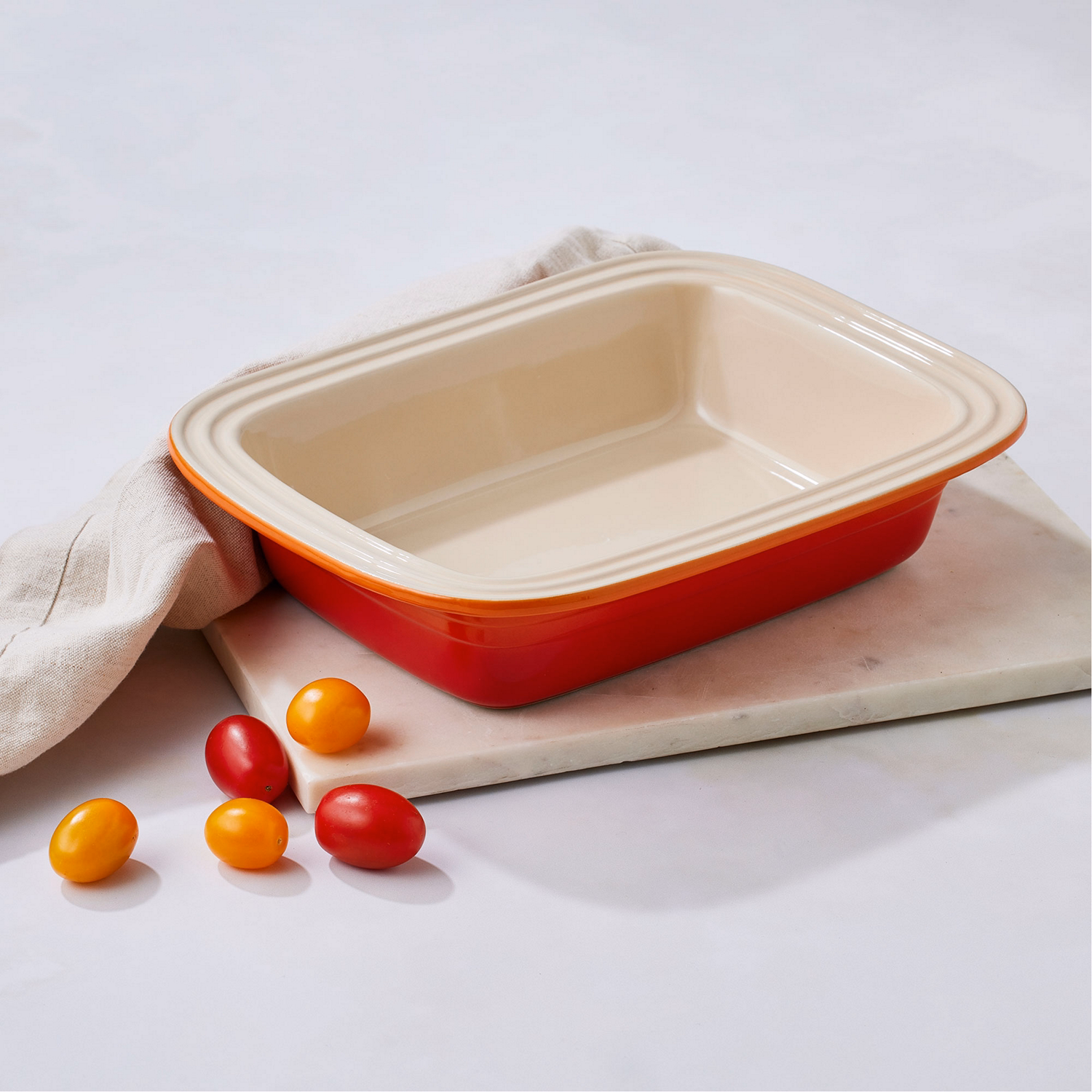 Stoneware Deep Rectangular Dish 29cm