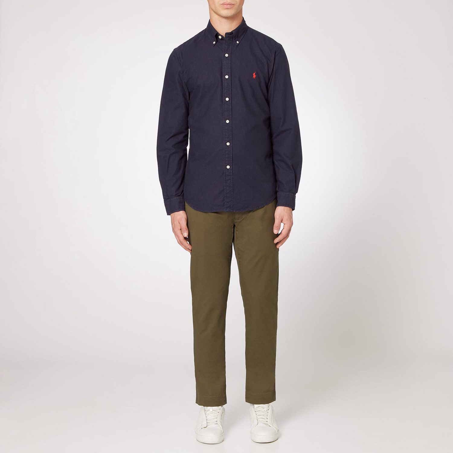 Garment Dyed Classic Slim Fit Shirt