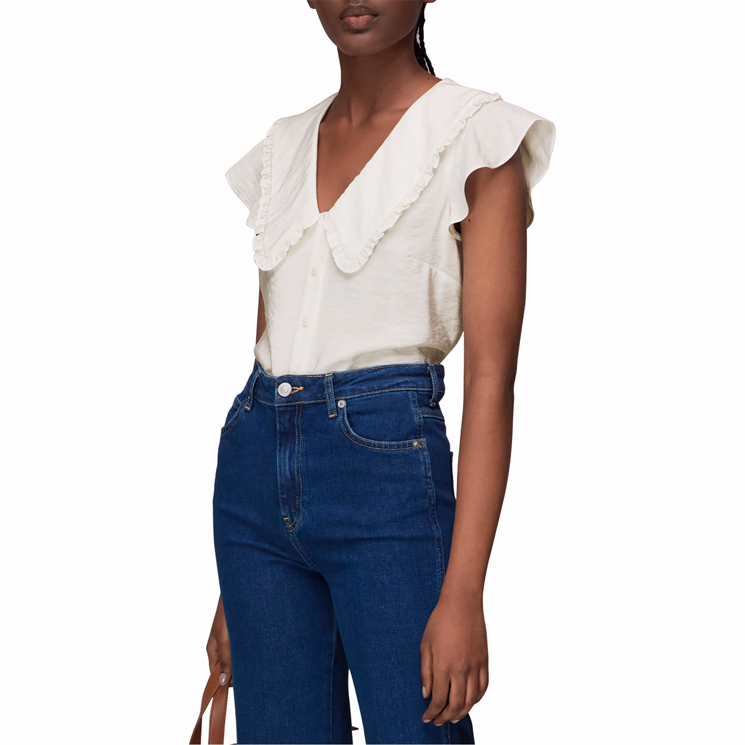 Short Sleeve Collar Top