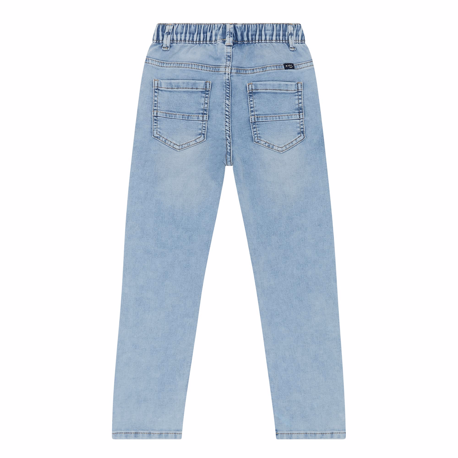 Drawstring Slim-Leg Jeans