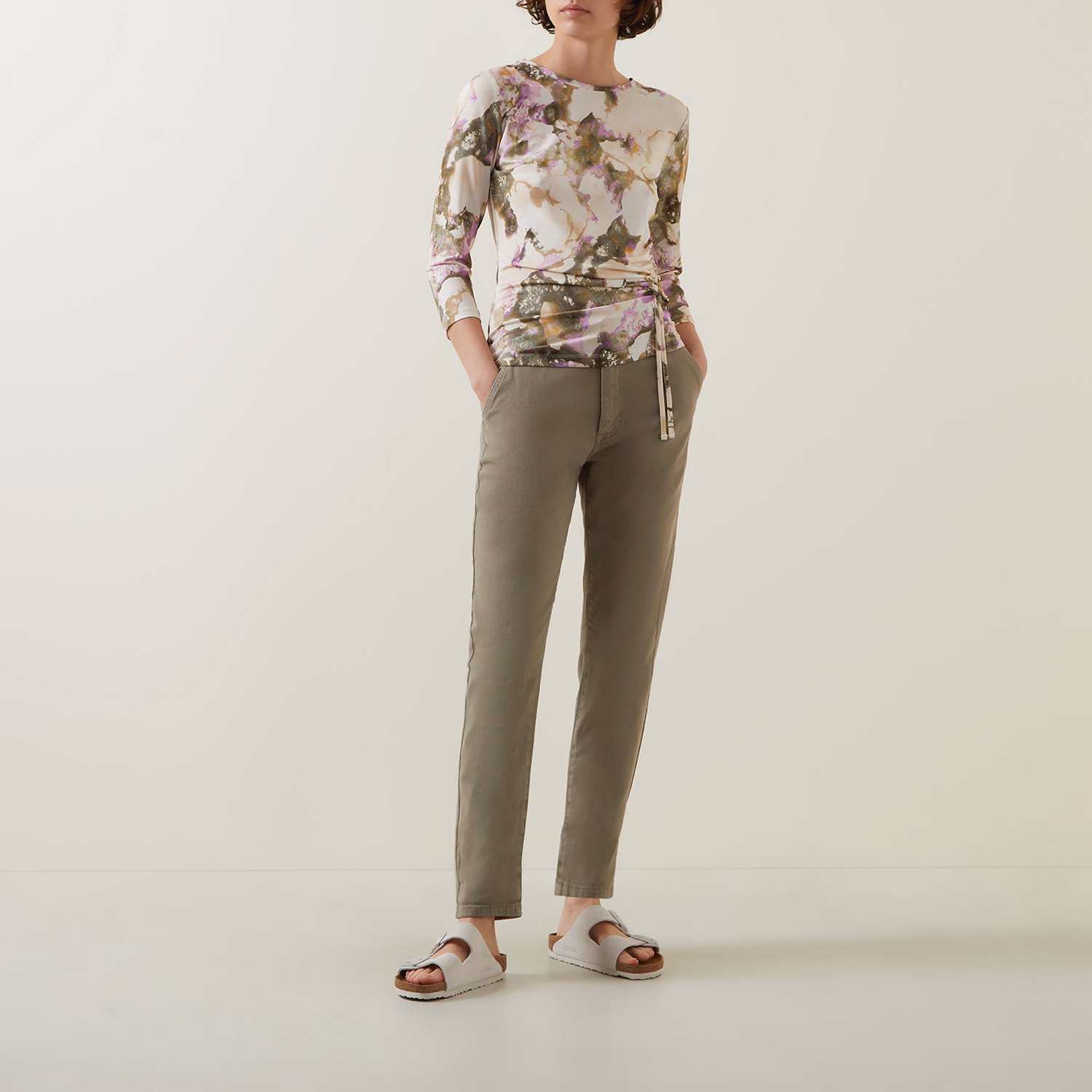 Watercolour Gathered Top