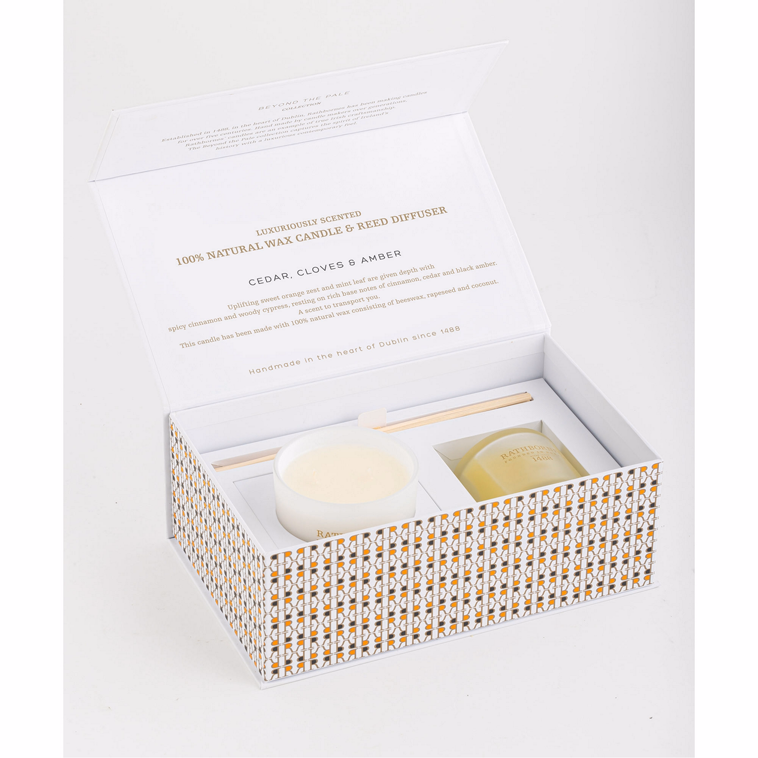 Cedar, Cloves & Ambergris Diffuser and Candle Gift Set