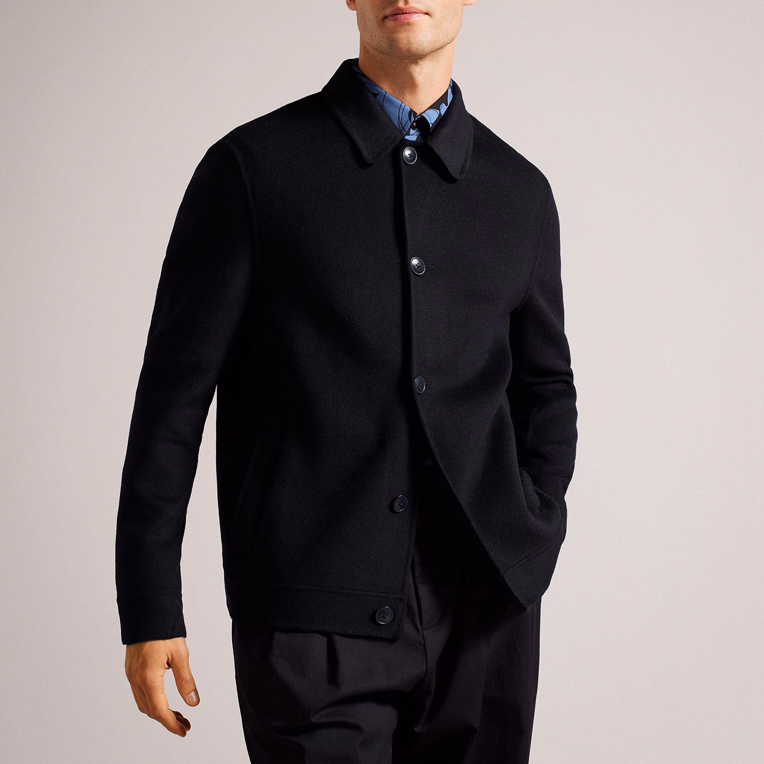 Wool Collared Jacket