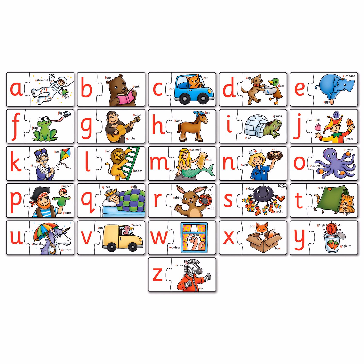 Alphabet Match Activity Puzzle