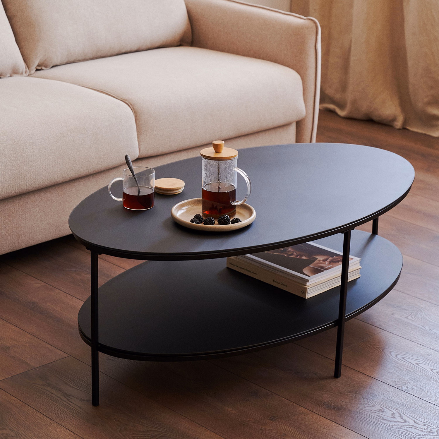 Fideia Coffee Table Matte Black