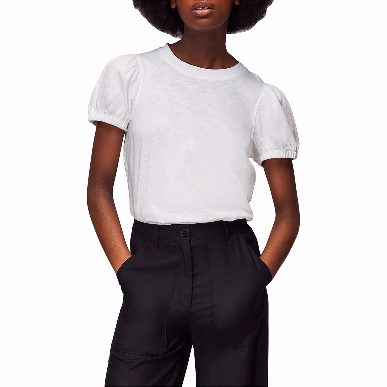 Gathered Keyhole Back Top