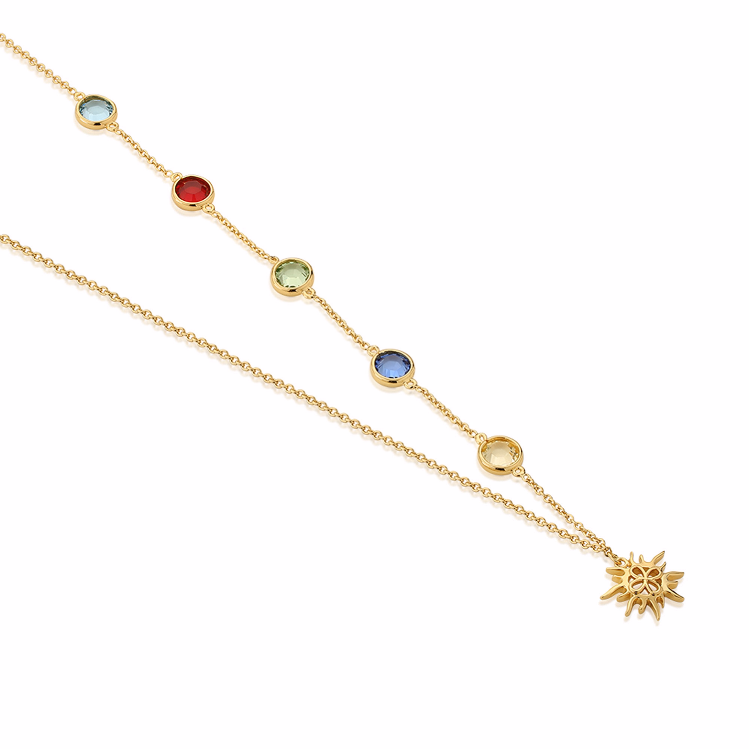 Multi Coloured Stone Necklace