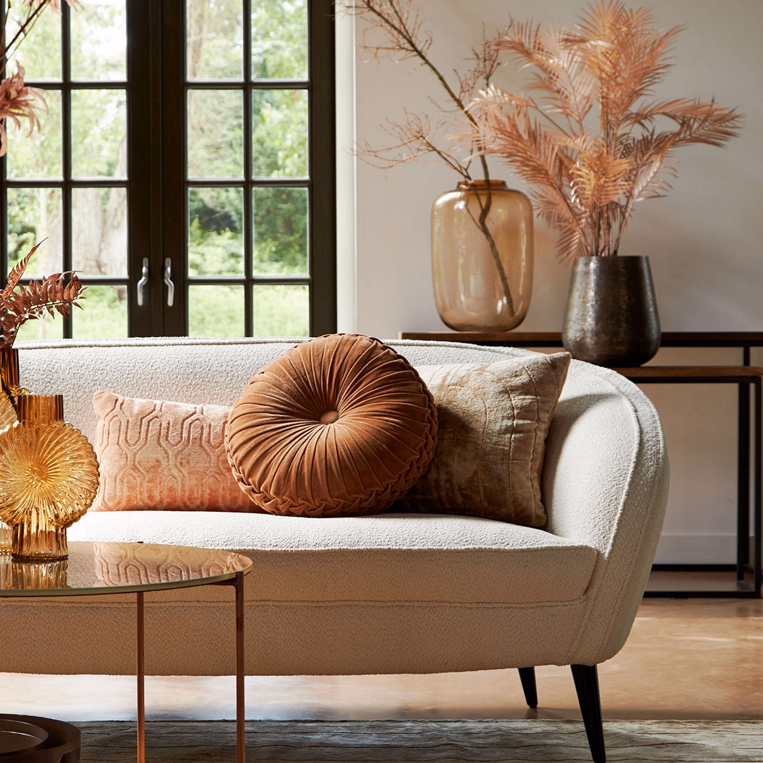 Berend Cushion 40x40cm Dark Peach