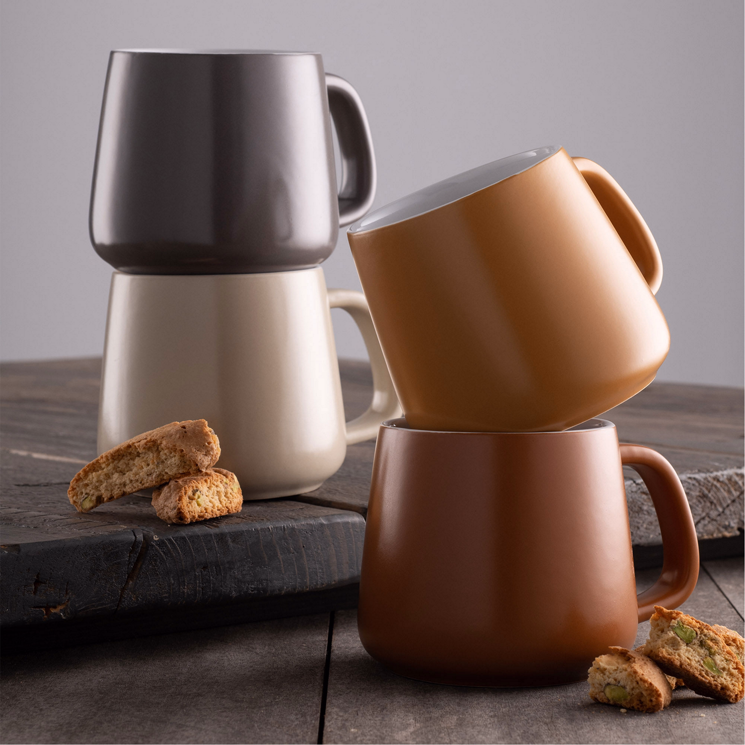 Fire & Earth Mugs Set of Four