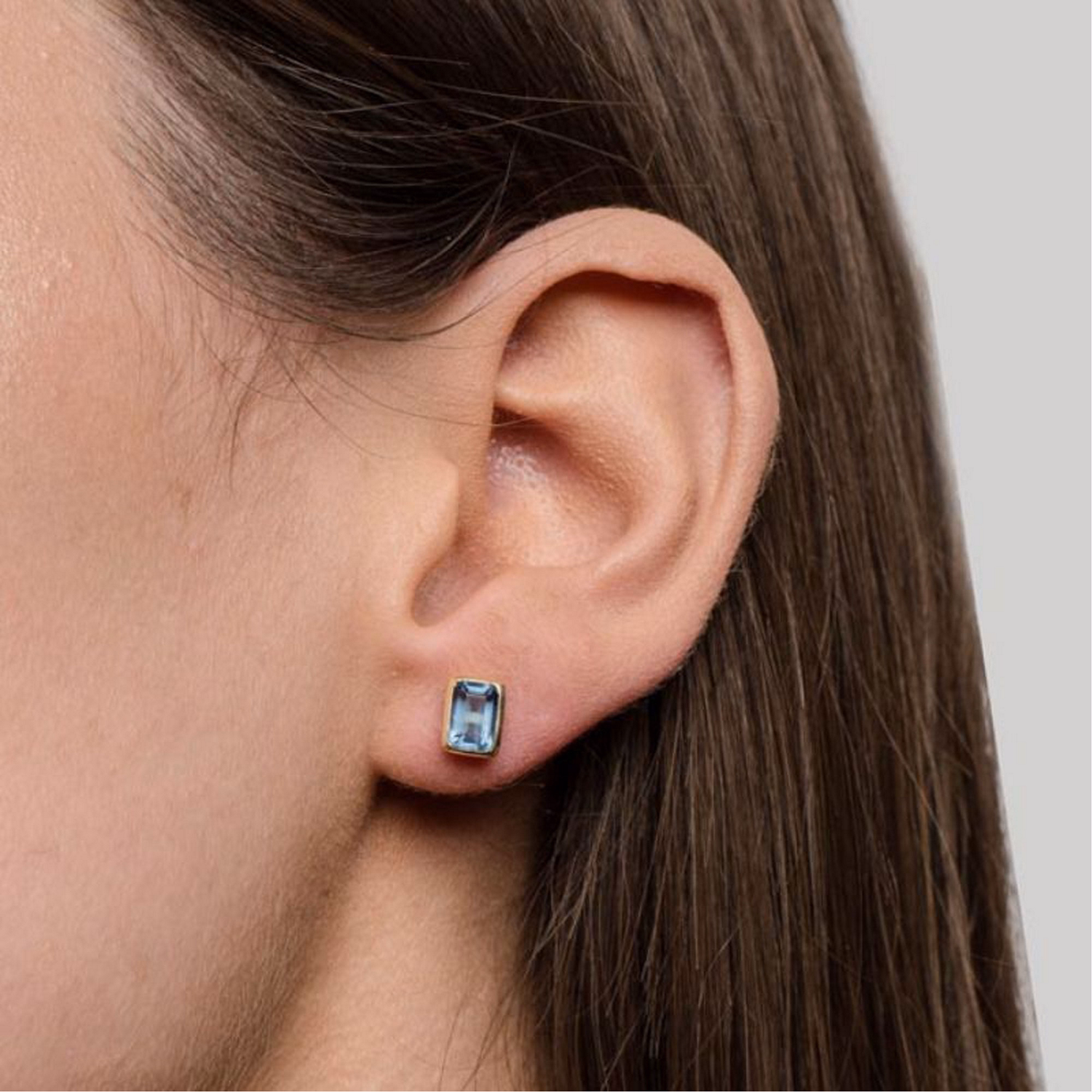 Manhattan Lolite Stud Earrings