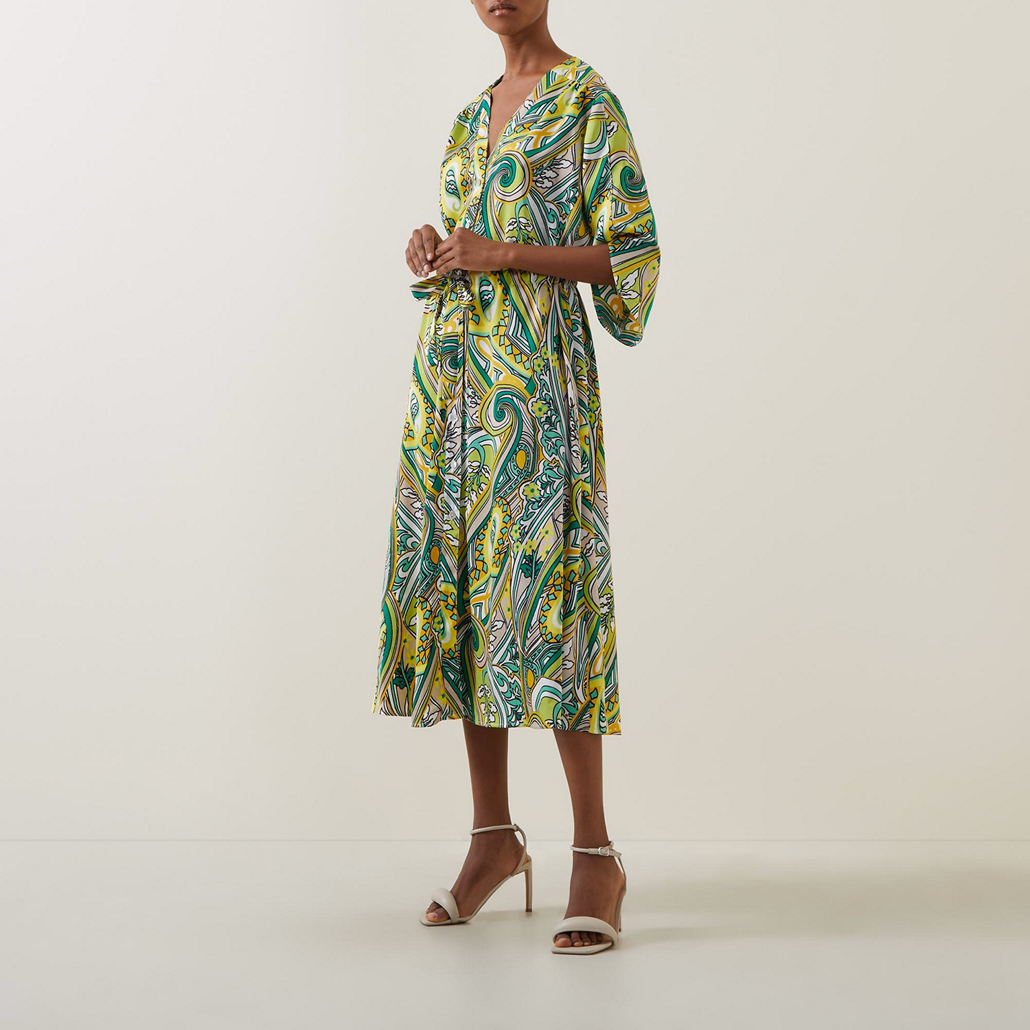 Printed Flared Dress