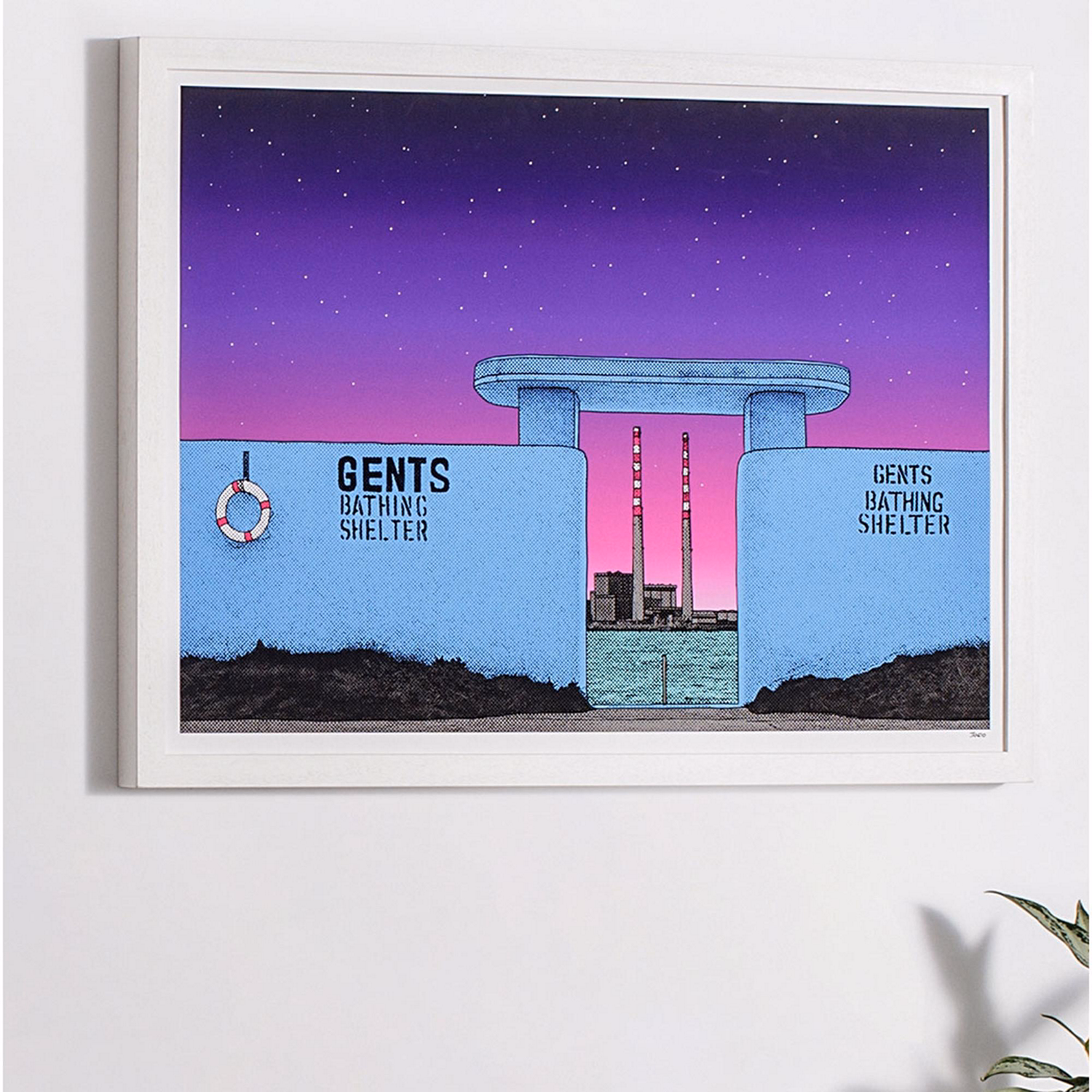 Gents Bathing Shelters Print